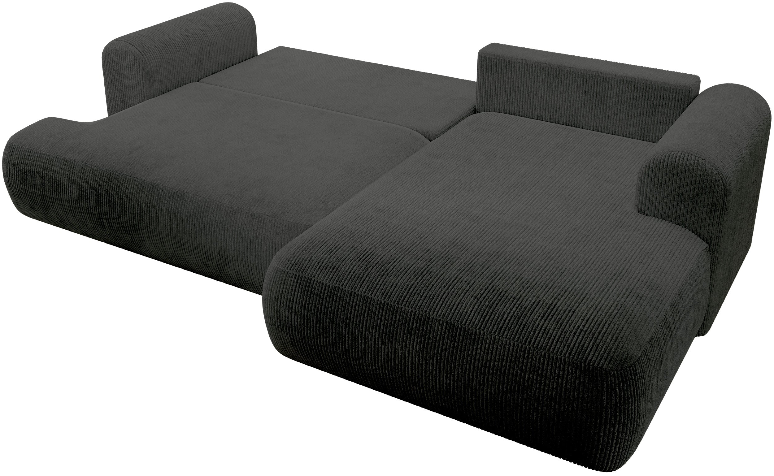 selsey-ovo-cord-ecksofa-mit-schlaffunktion-l-form-rechts-mit-stauraum-dunkelgrau image 8