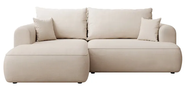 selsey-ovo-mini-ecksofa-mit-schlaffunktion-l-form-links-creme-chenille-mit-staur image 1