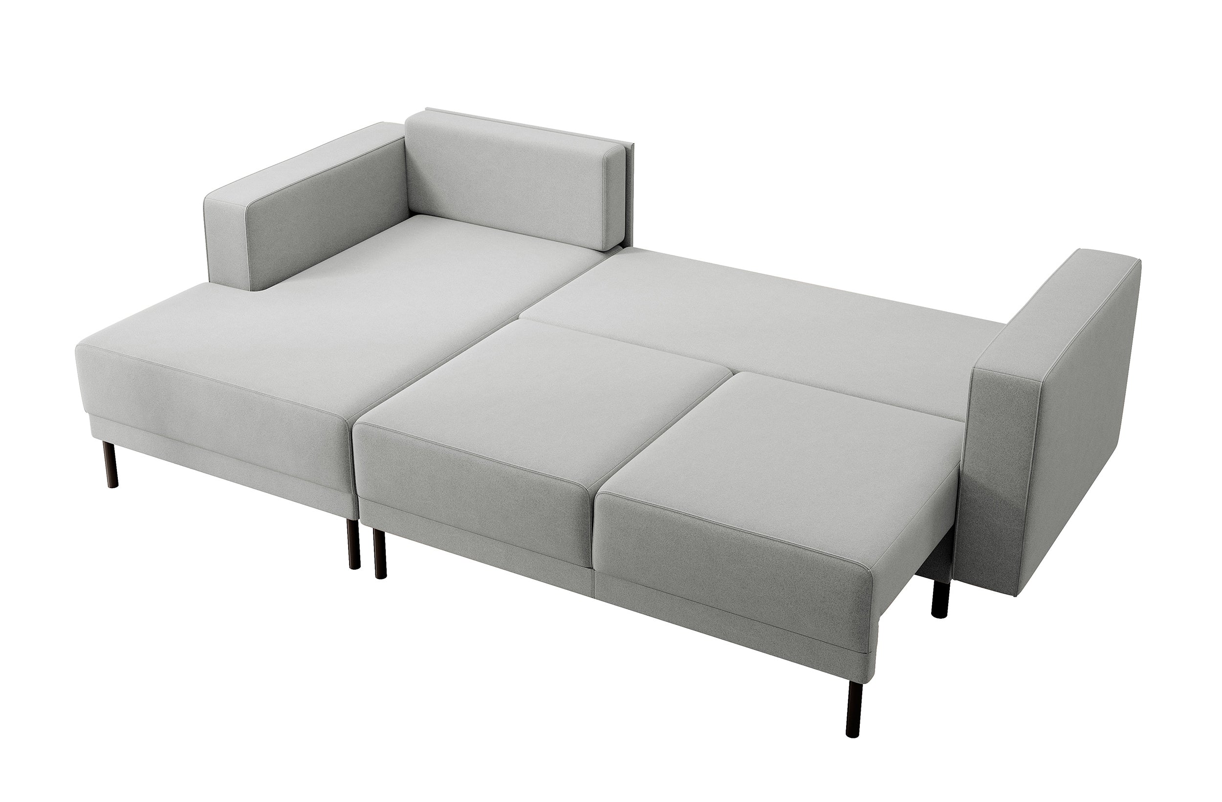 selsey-rodario-mini-ecksofa-links-l-f-rmig-grau-samt-mit-schlaffunktion image 5