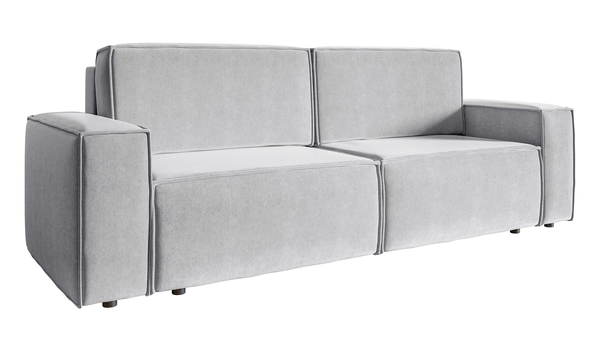 selsey-copertino-dreisitziges-schlafsofa-hellgrauer-velours-wasserabweisend image 4
