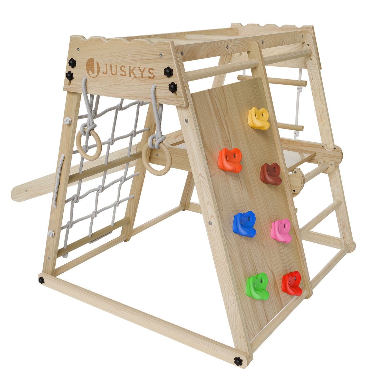 juskys-kletterger-st-indoor-maxi-holz-mit-rutsche-kletterwand-spielplatz-kinderz image 8