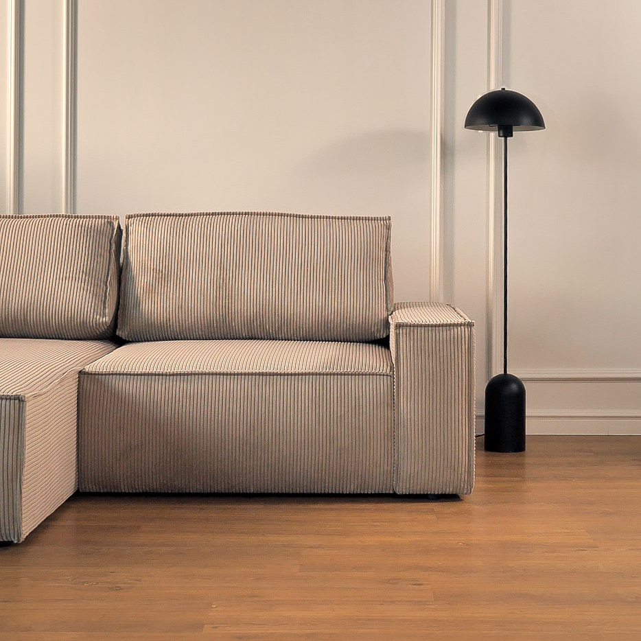 selsey-farese-mini-ecksofa-mit-schlaffunktion-l-links-mit-stauraum-beiger-cord image 5