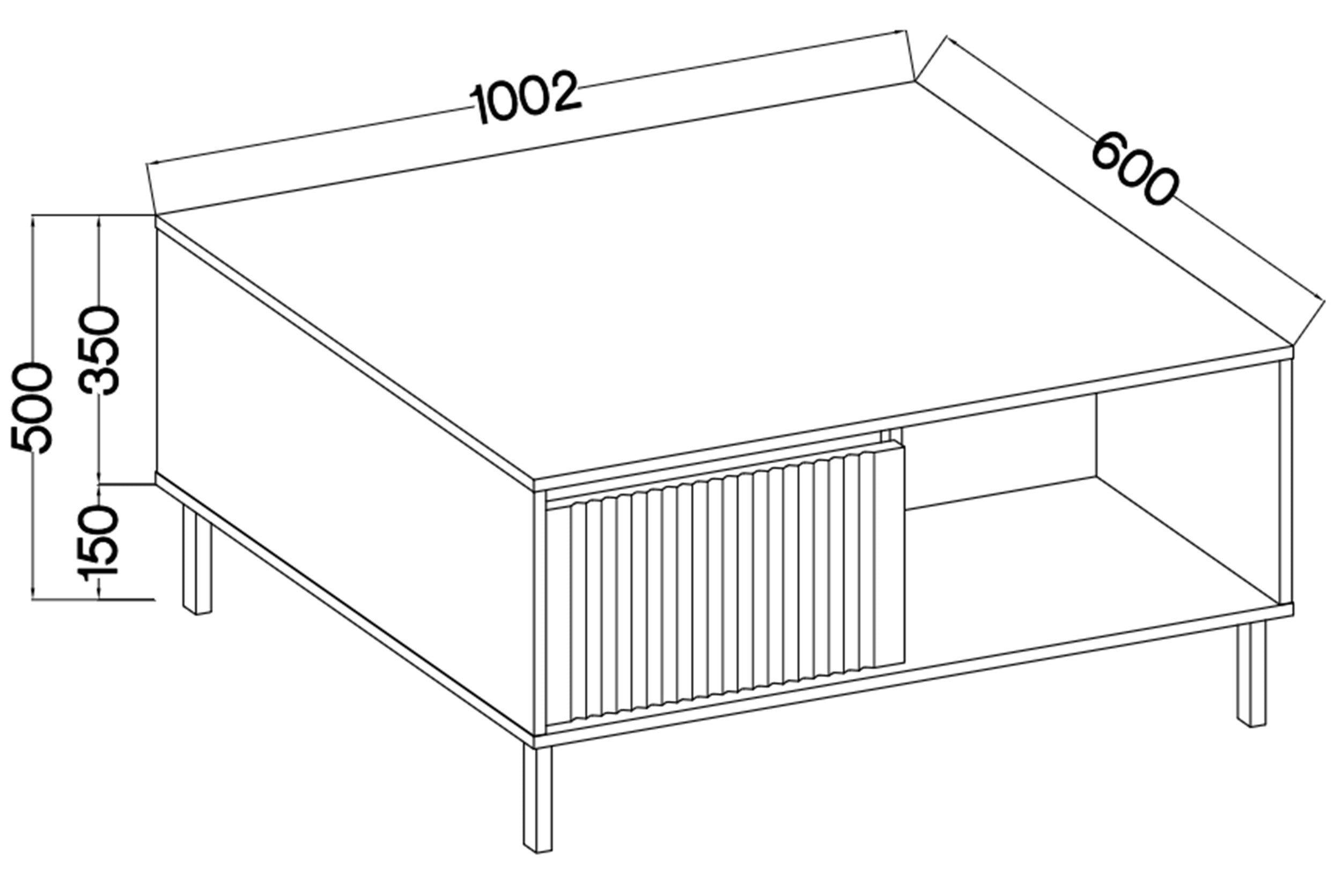 selsey-osaka-couchtisch-100-cm-eiche-evoke-schwarze-beine-mit-schubladen-rillenf image 7