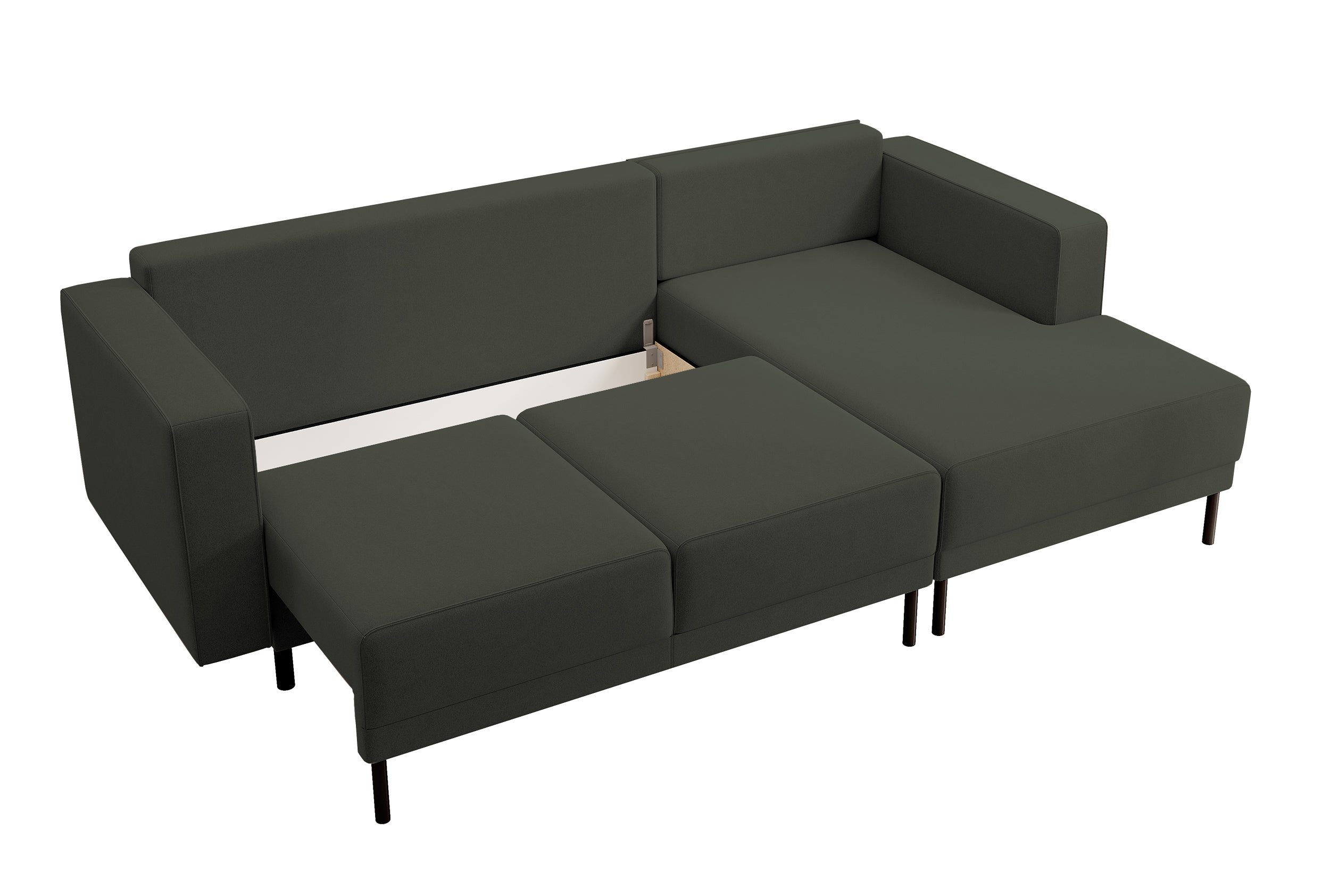 selsey-rodario-mini-ecksofa-mit-schlaffunktion-l-form-rechts-olivgr-ner-samt-mit image 6