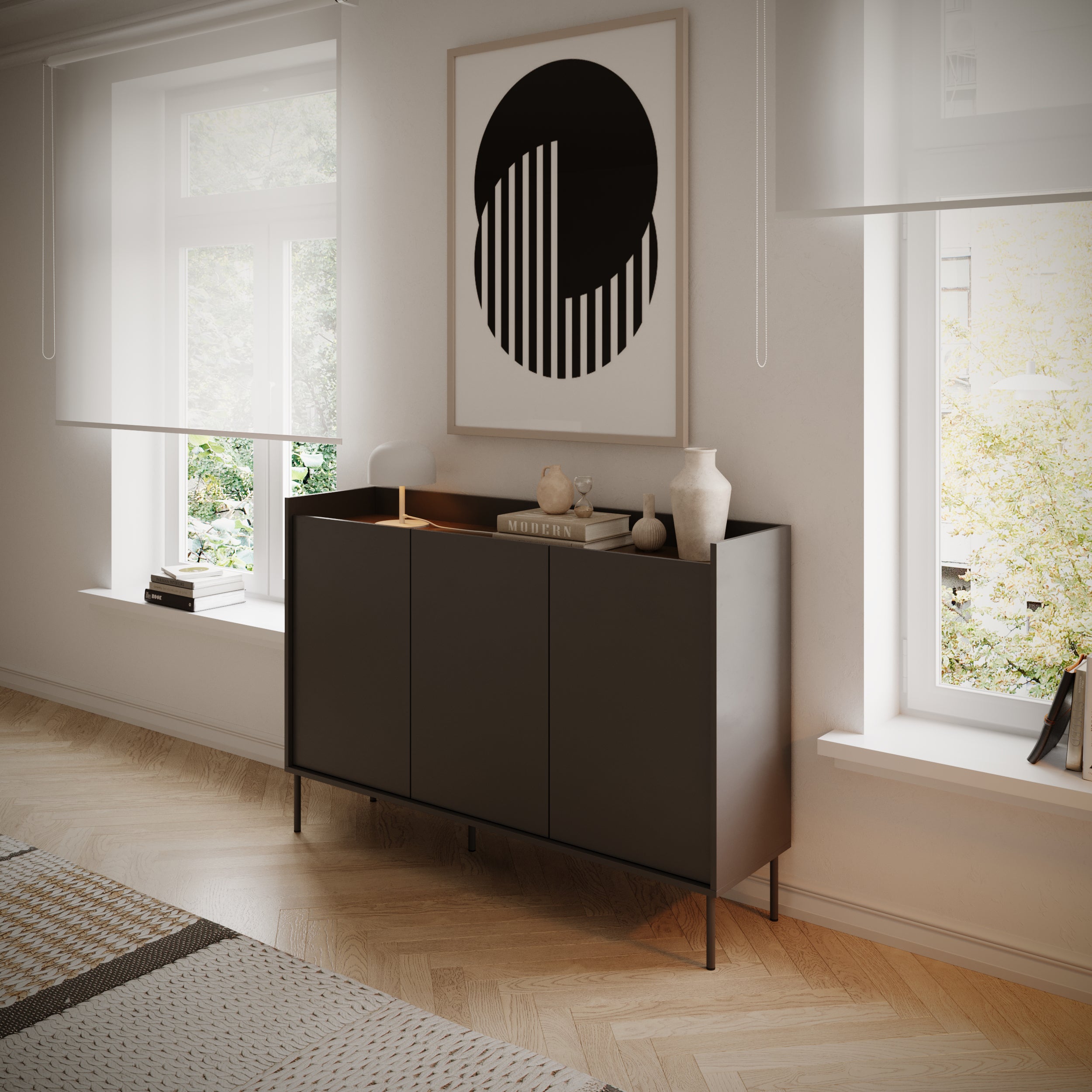 selsey-tovi-dreht-renschrank-140-cm-schwarz-wisconsin-nussbaum image 4
