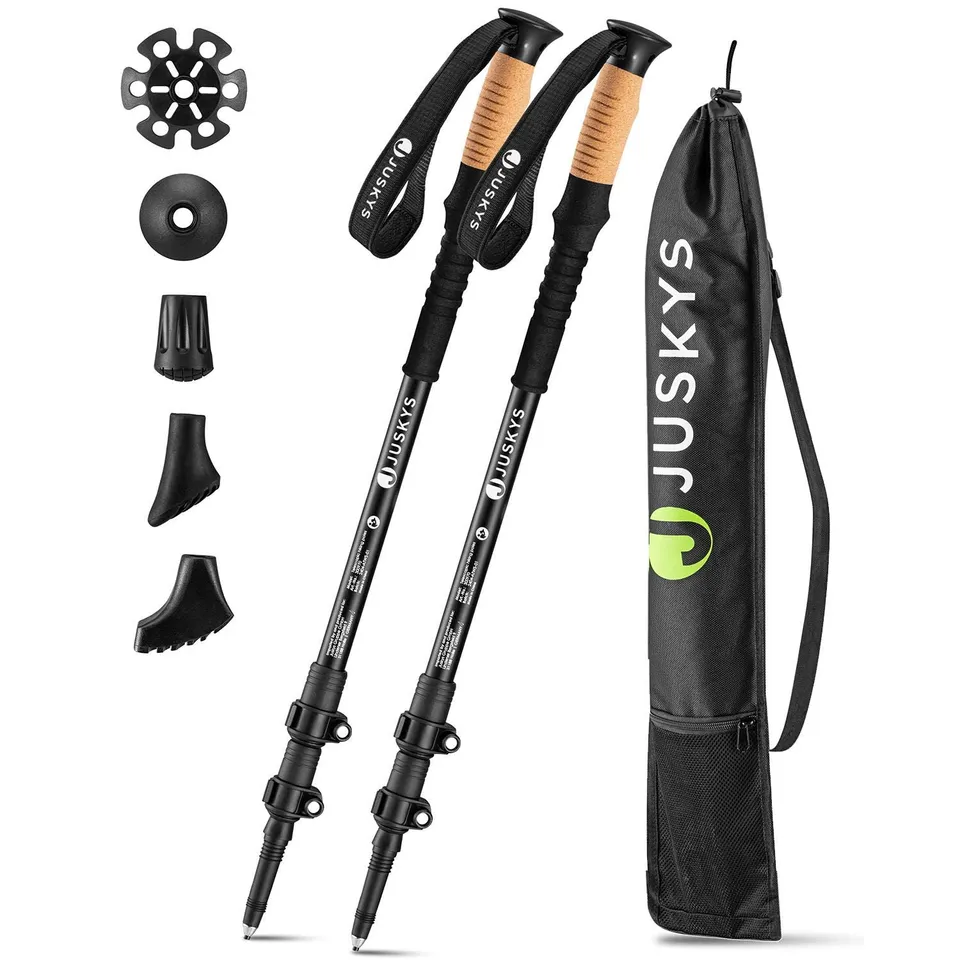 juskys-nordic-walking-wanderst-cke-teleskop-aluminium-2er-set-mit-zubeh-r image 1