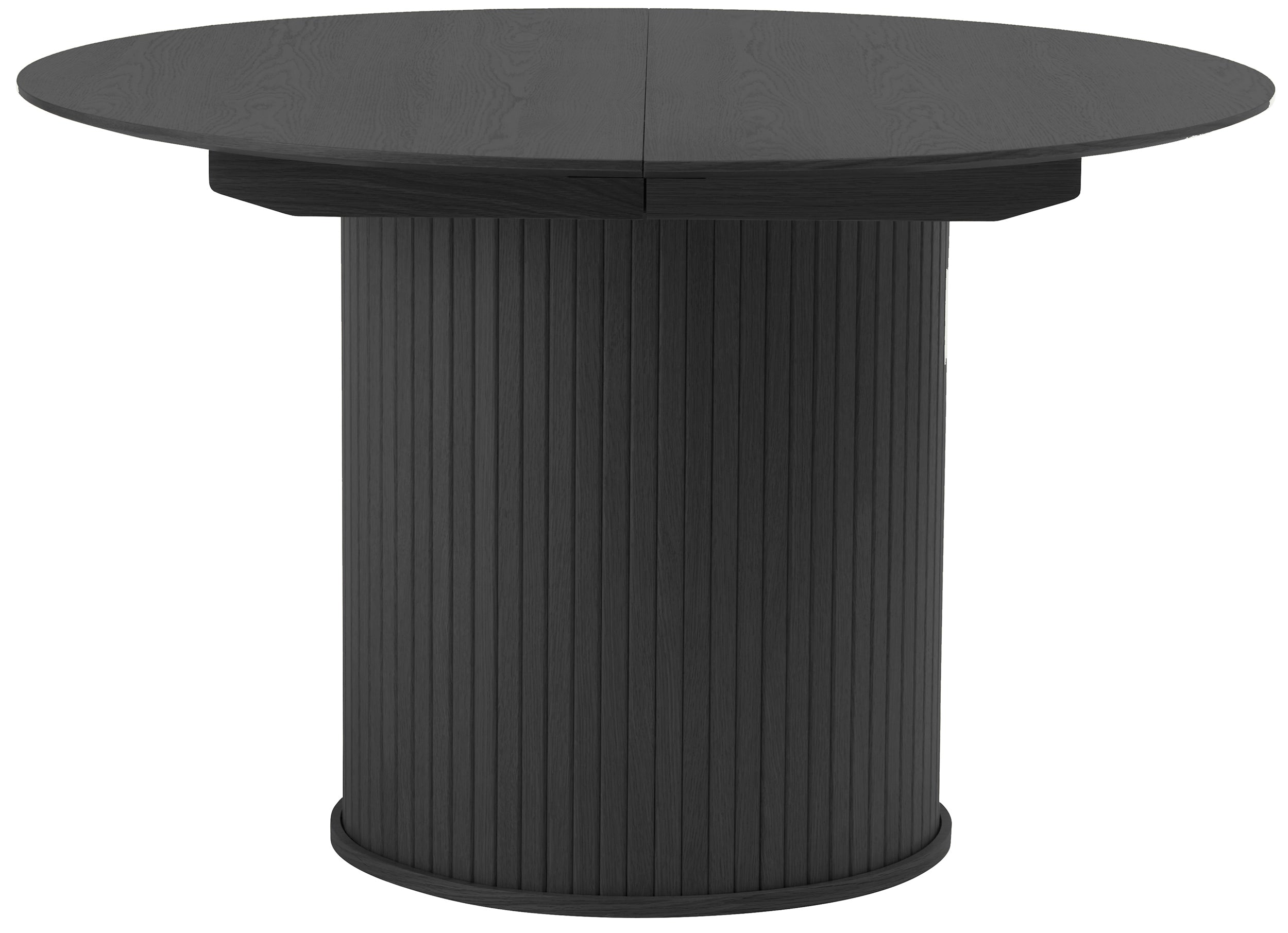 selsey-gativel-ausziehbarer-esstisch-120-167-cm-lamellen-eiche-schwarz image 2