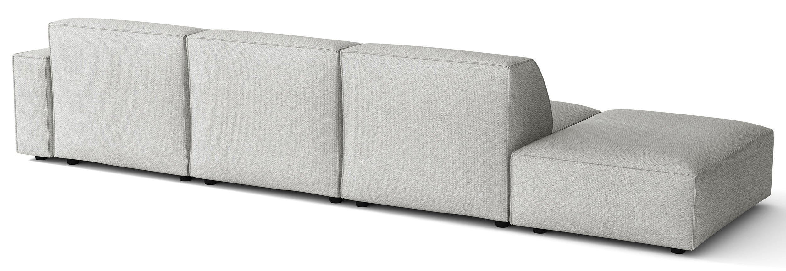 selsey-sellmo-modulares-ecksofa-l-rechts-hellgrau-chenille-mit-pouf image 4