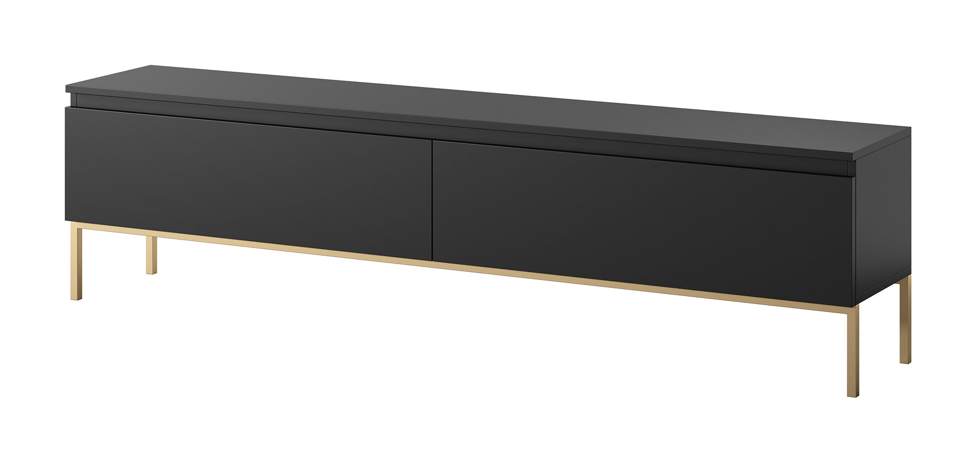 selsey-bemmi-tv-schrank-175-cm-schwarz-mit-goldenen-beinen image 5