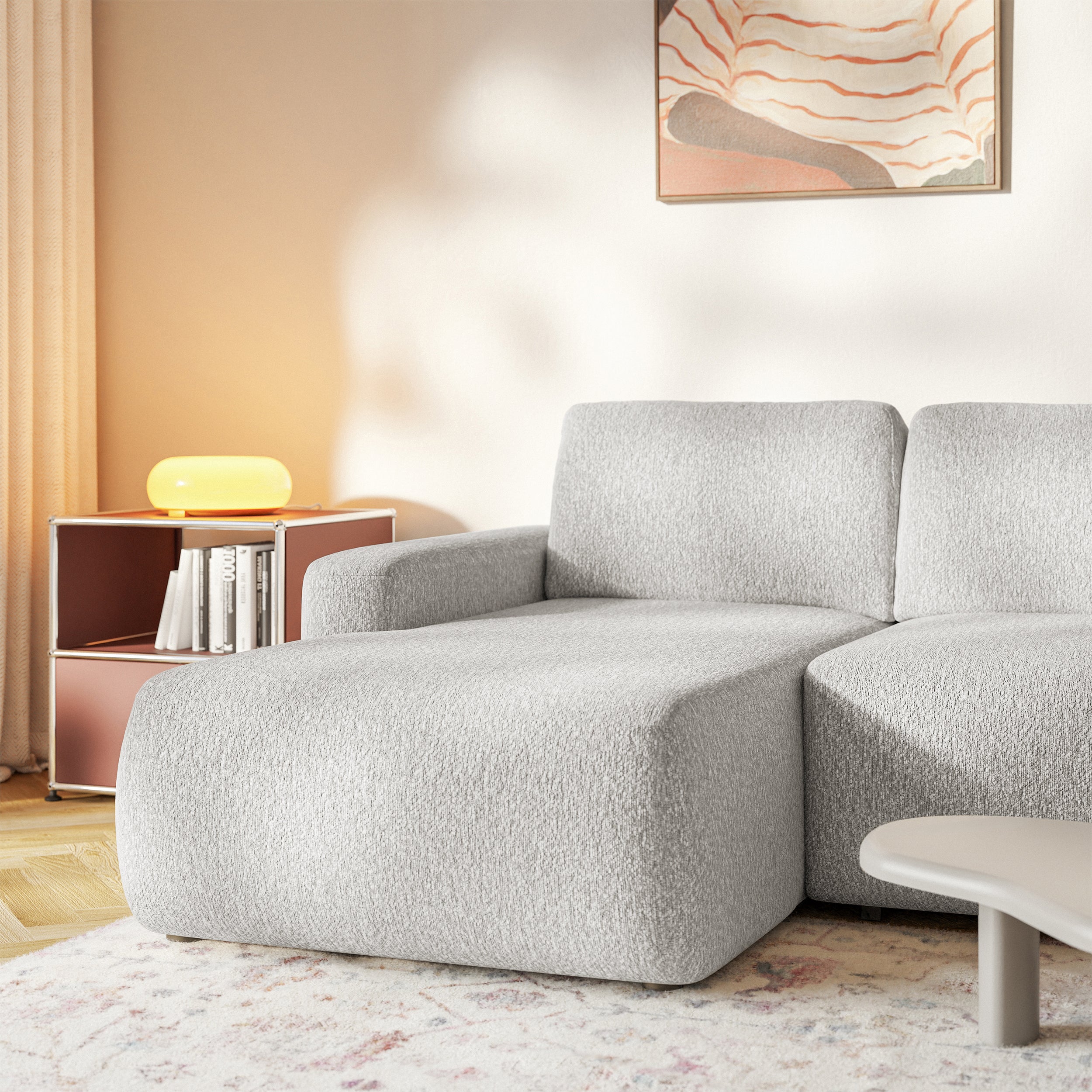 selsey-carnos-mini-ecksofa-mit-schlaffunktion-l-form-links-hellgrau-chenille image 6