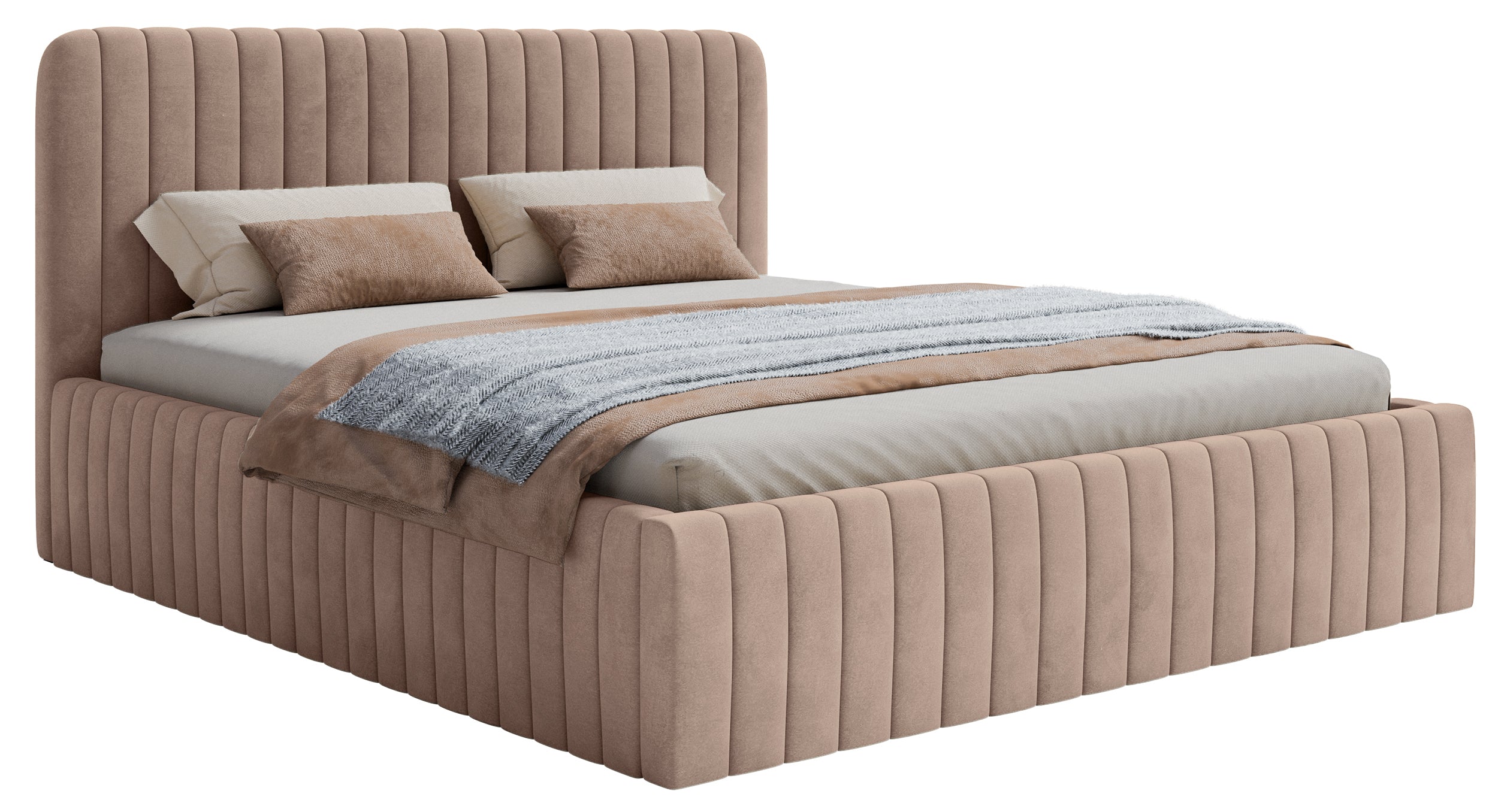 selsey-saliano-polsterbett-140x200-cm-mit-stauraum-beige-wasserabweisender-samt image 1