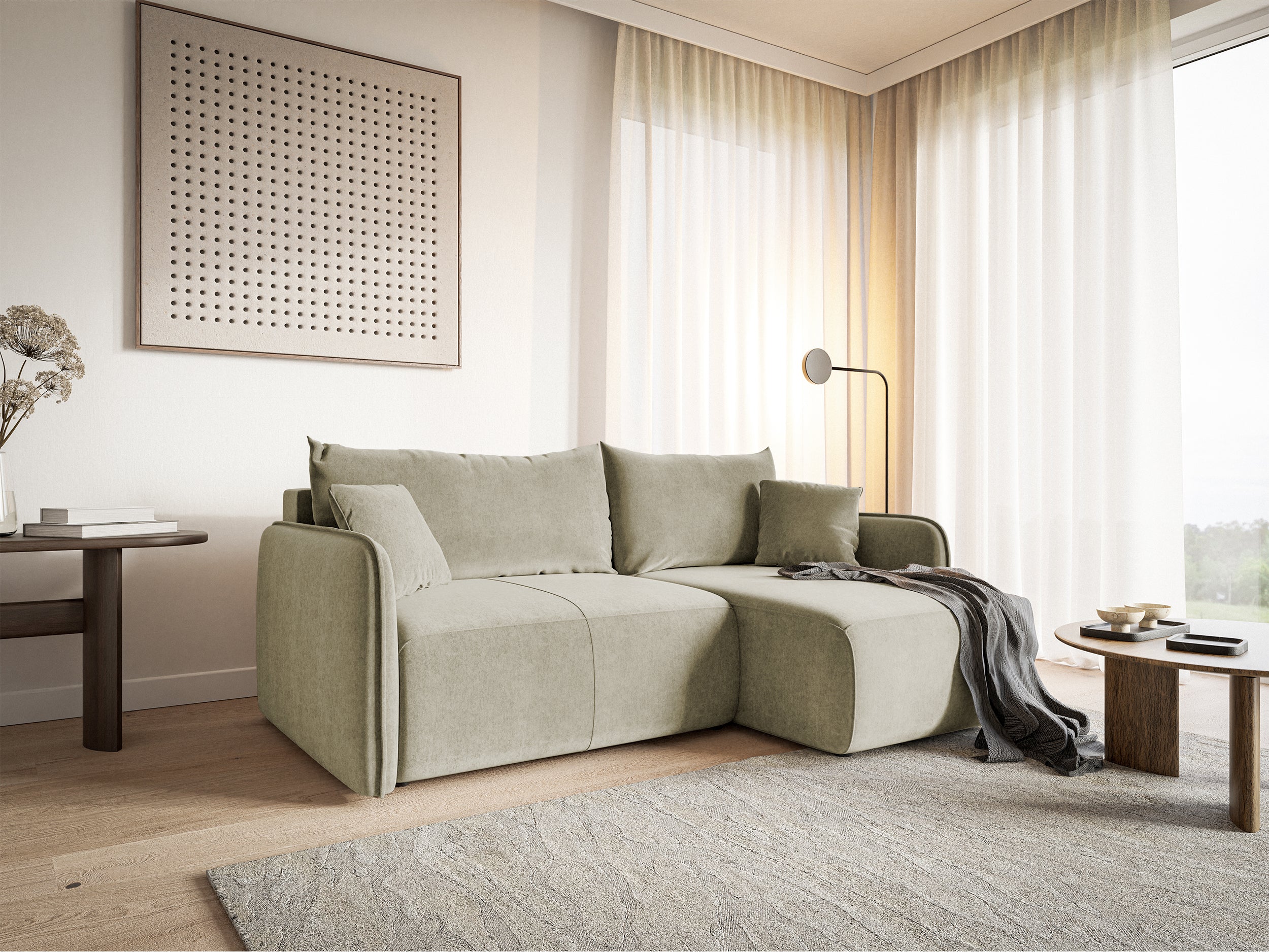 selsey-mamla-ecksofa-l-form-mit-schlaffunktion-und-stauraum-hellbeige-velours-wa image 2