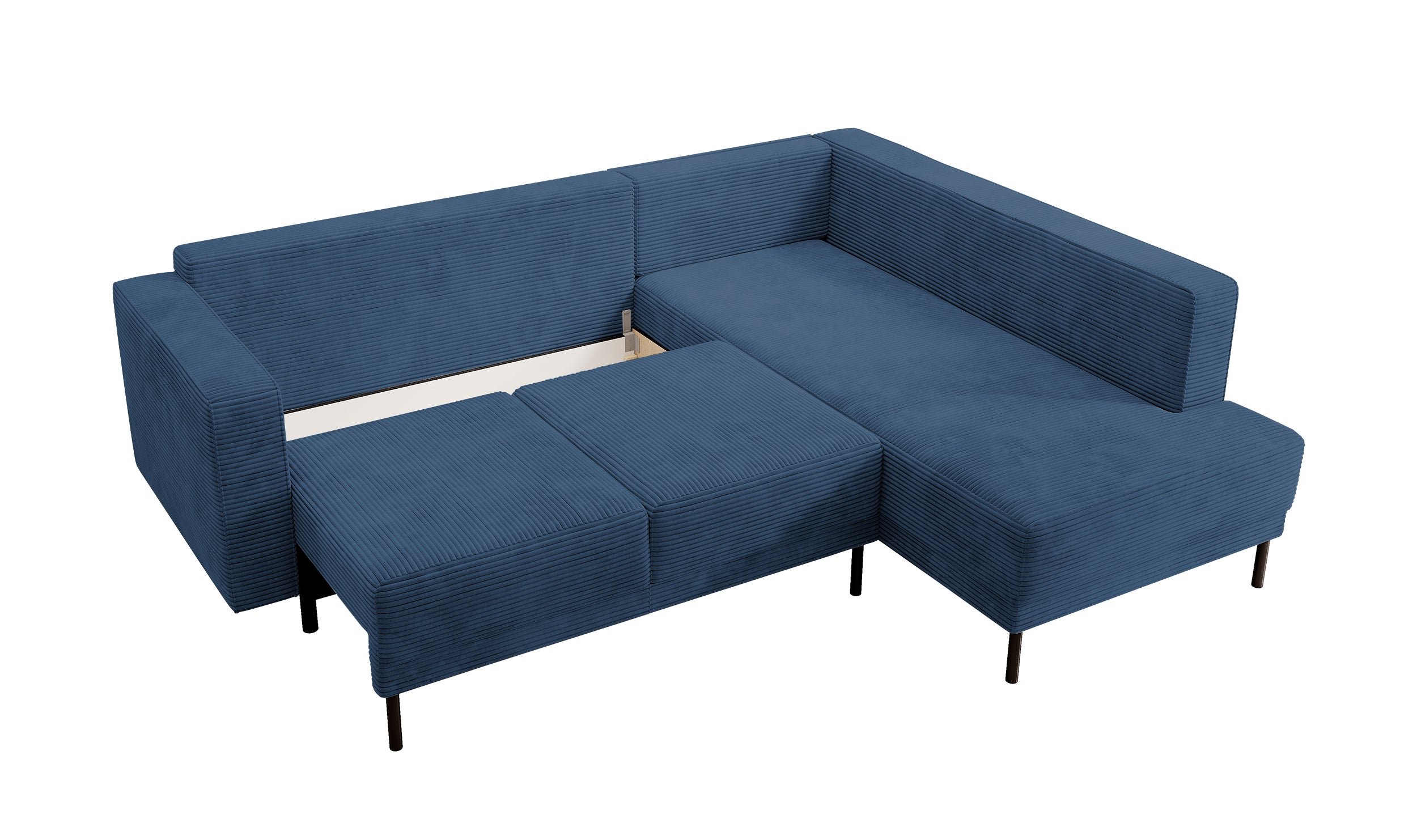 selsey-rodario-ecksofa-mit-schlaffunktion-und-bettkasten-dunkelblauer-cord-recht image 7