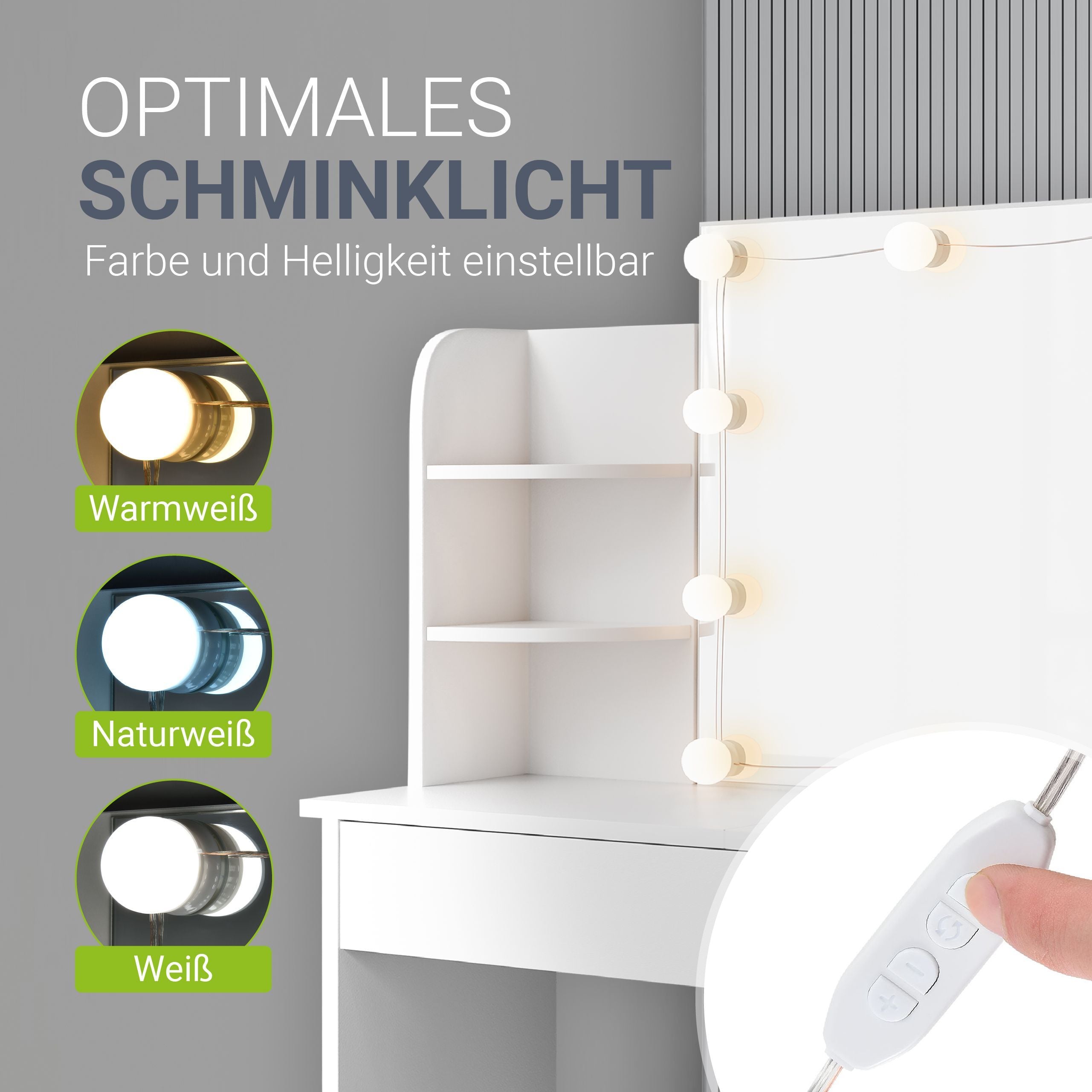 juskys-bella-schminktisch-mit-hocker-tonia-beleuchtet-mit-spiegel image 6