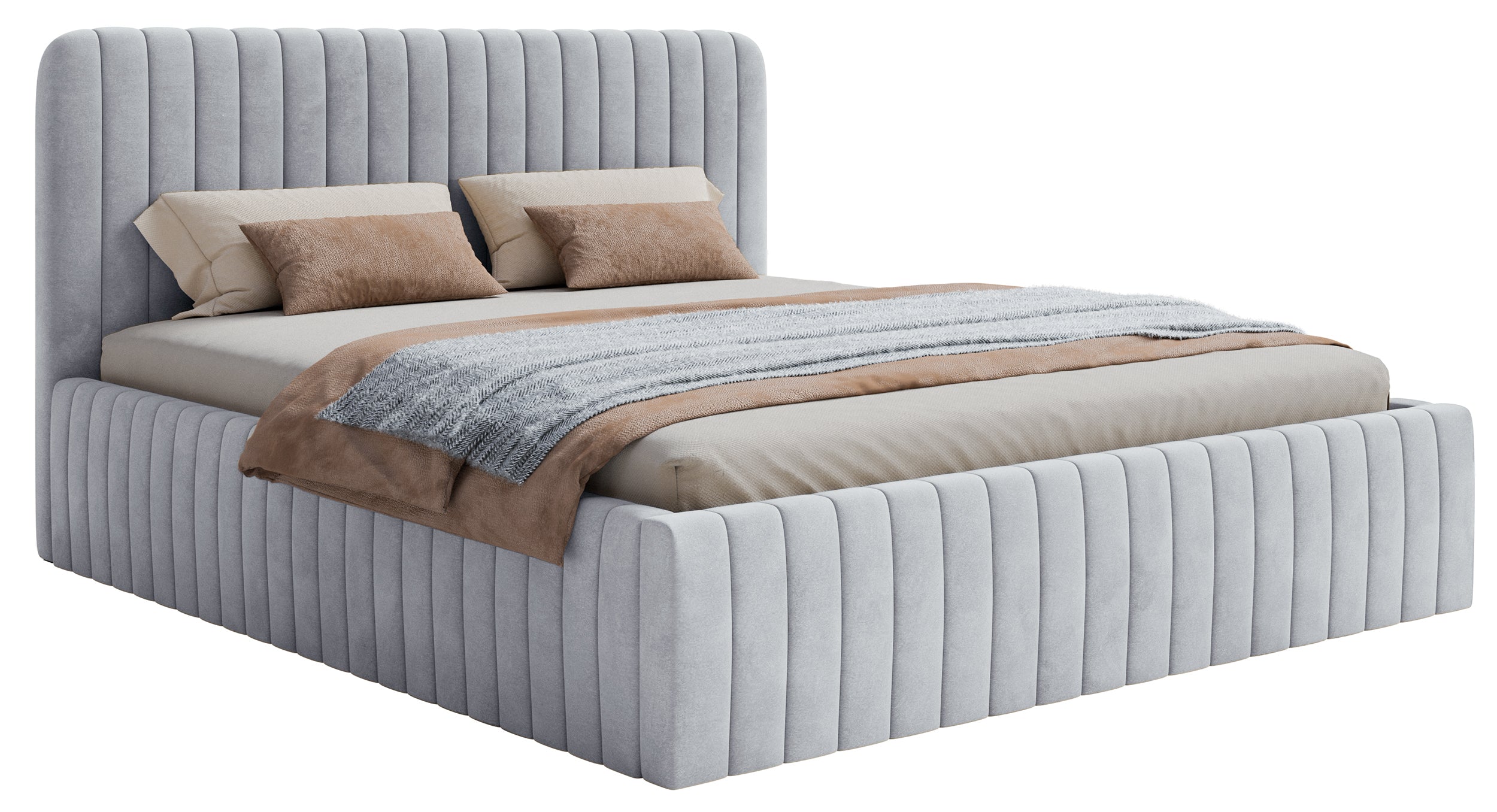 selsey-saliano-polsterbett-140x200-cm-taubenblau-velours-wasserabweisend-mit-sta image 1