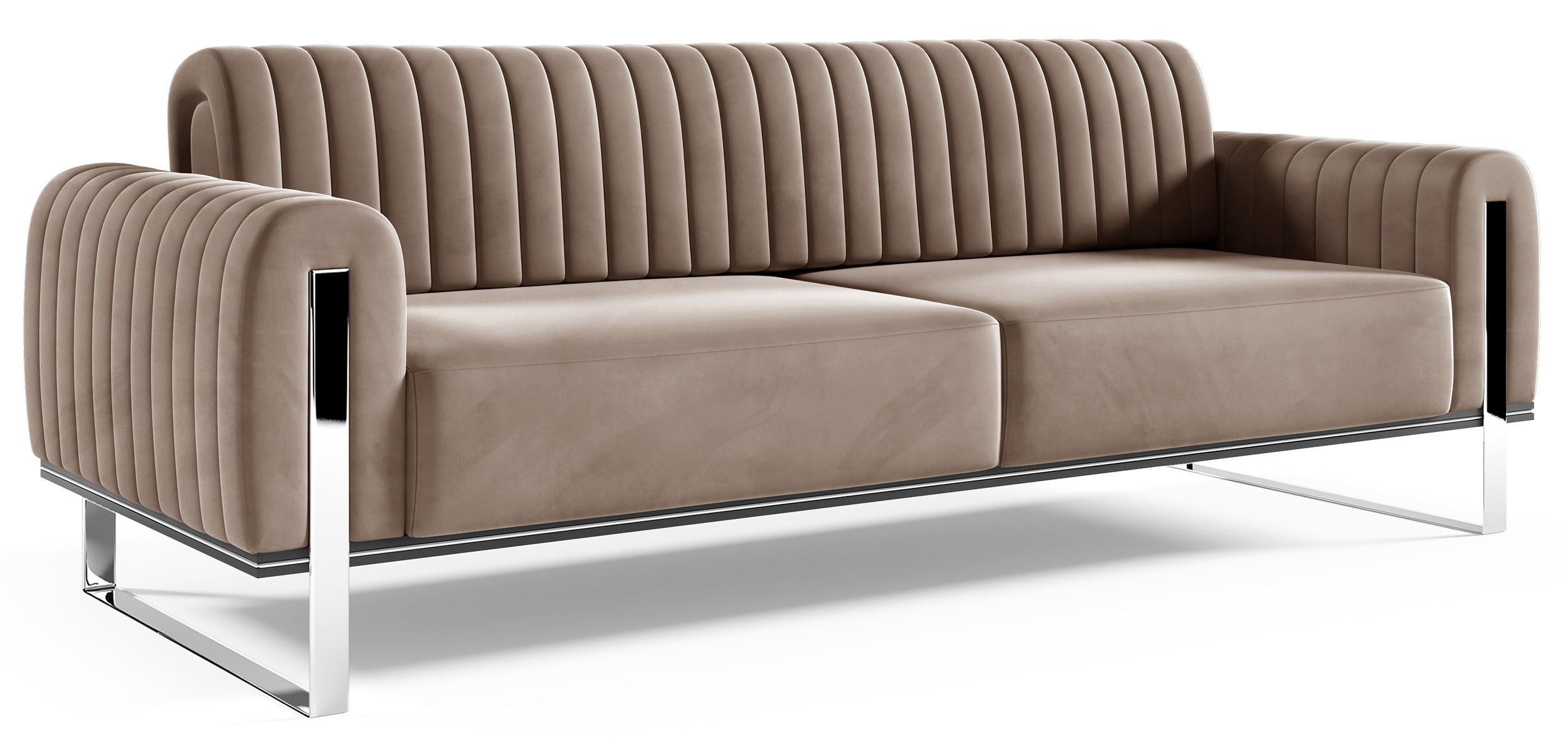 selsey-dreisitziges-sofa-parissa-beige-samt-chromf-e image 4