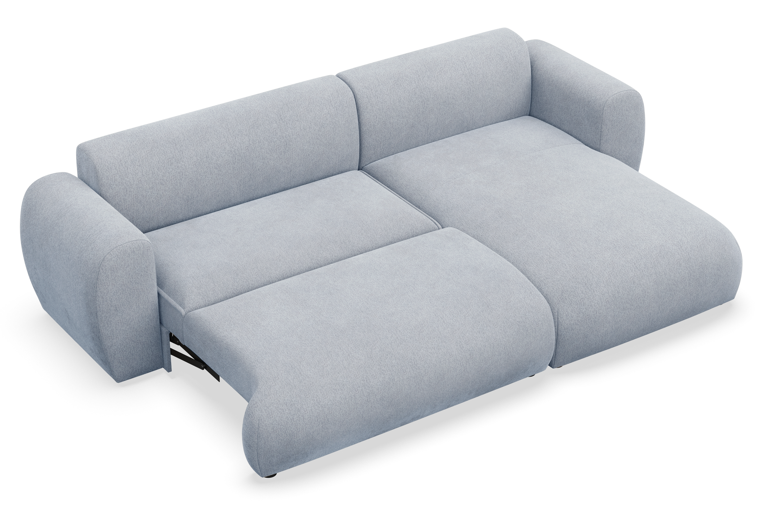 selsey-emia-ecksofa-mit-schlaffunktion-l-f-rmig-rechts-hellblauer-chenille-stoff image 2