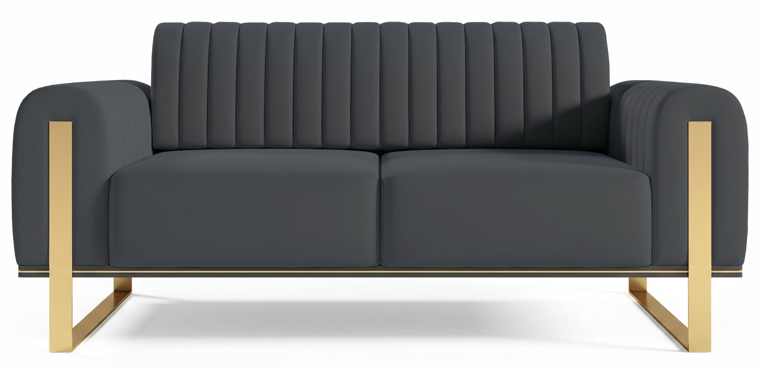 selsey-parissa-zweisitziges-sofa-grauer-samt image 1