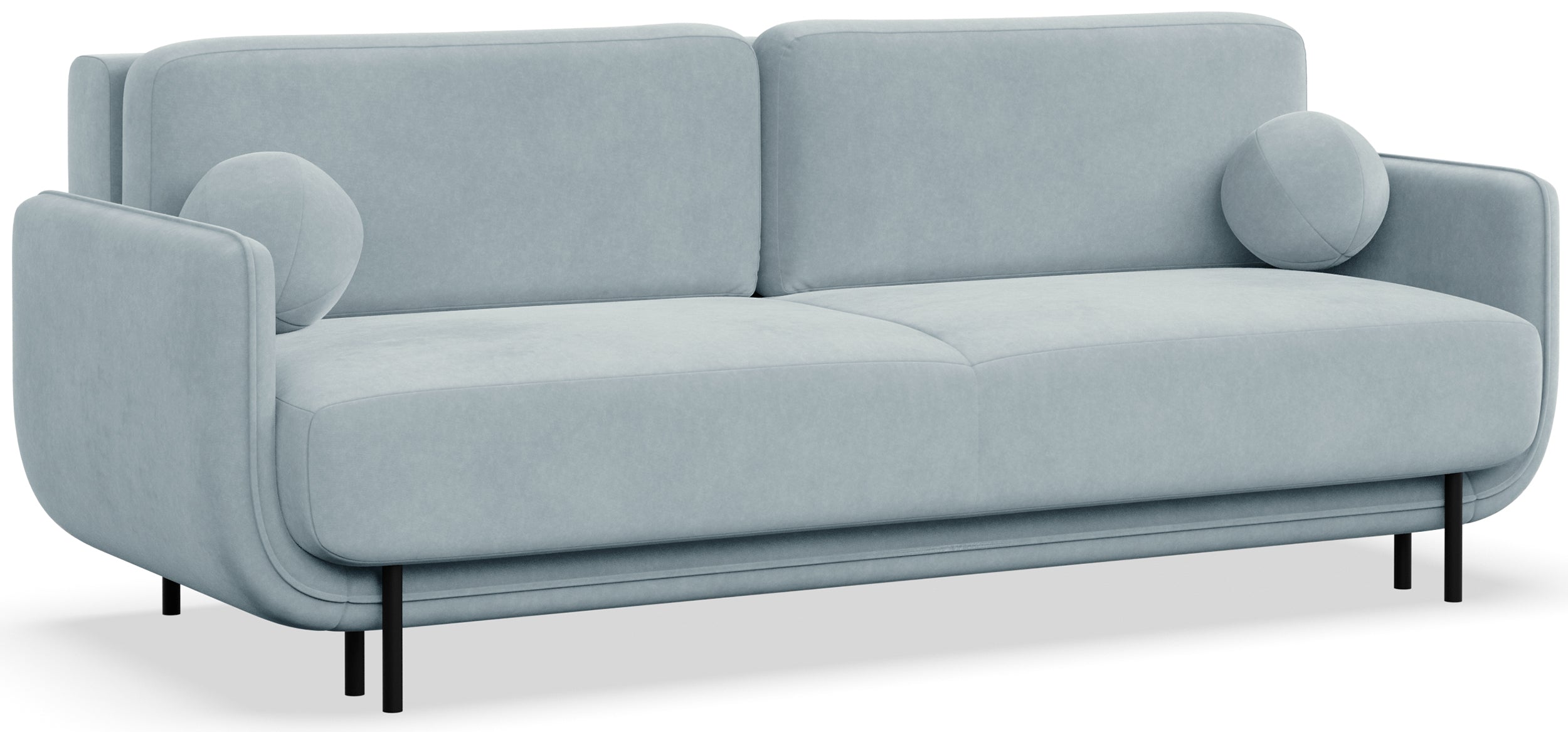 selsey-dreisitziges-schlafsofa-ovals-hellblauer-samt-ausklappbar image 6