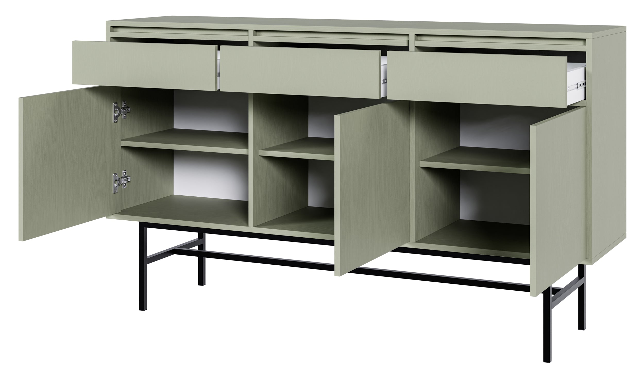 selsey-evo-dreht-r-kommode-154-cm-mit-schubladen-salbeigr-n image 6
