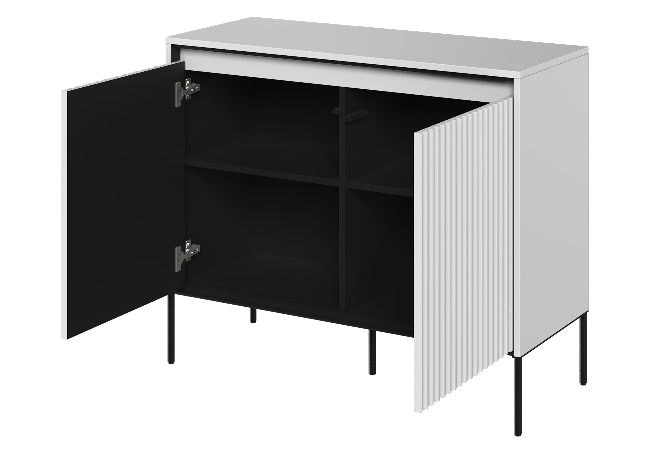 selsey-trend-zweit-rige-kommode-98-cm-mit-led-wei image 3