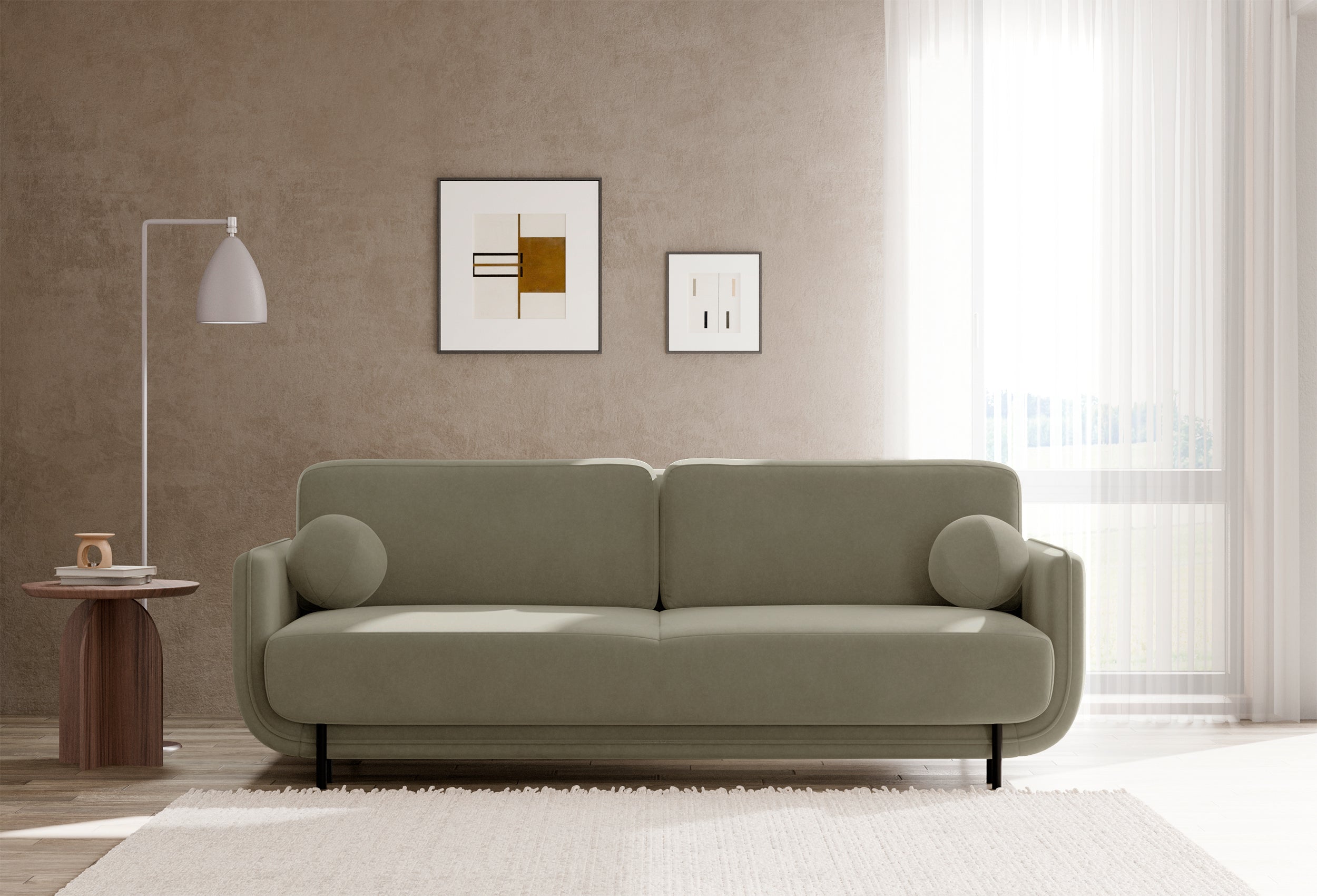 selsey-ovals-drei-sitzer-schlafsofa-salbeigr-ner-samtvelours image 5