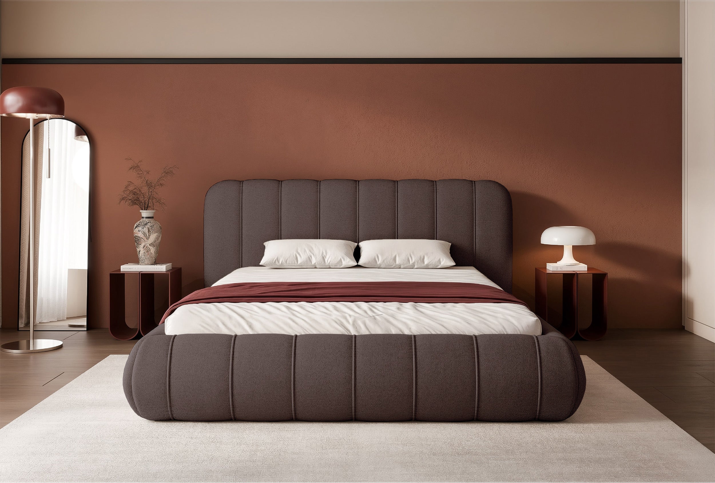 selsey-malunna-gepolstertes-bett-160x200-cm-braun-chenille-mit-stauraum-und-meta image 3