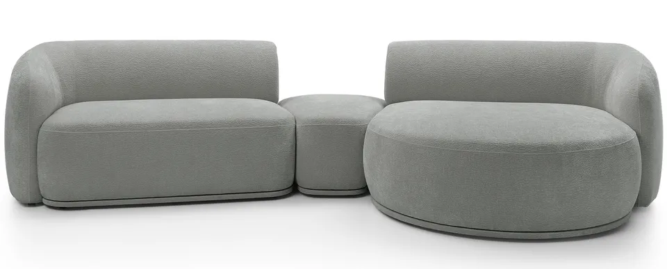 selsey-bommo-modulares-ecksofa-l-form-rechts-mit-pouf-grauer-chenille-stoff image 1