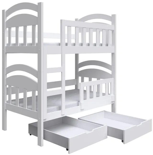 selsey-dopio-etagenbett-90x200-cm-mit-matratzen-und-schubladen-wei image 1