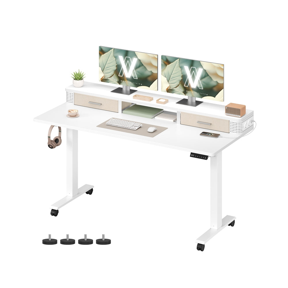 vasagle-schreibtisch-h-henverstellbar-elektrisch-ergonomisch image 2