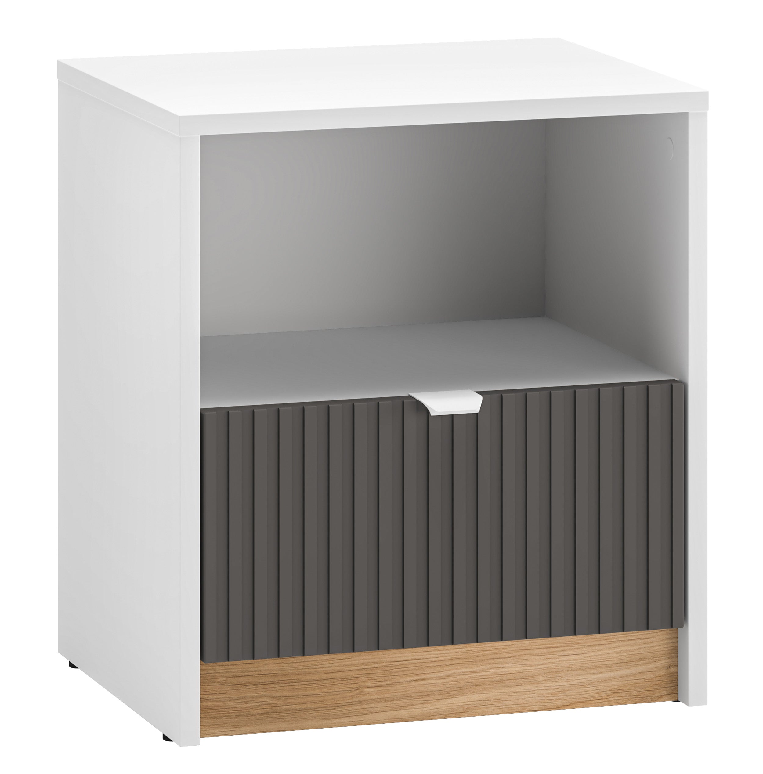 selsey-torino-nachttisch-43-cm-mit-schublade-eiche-honey-wei-grafit image 1