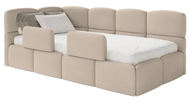 selsey-cloudy-jugendbett-90x200-cm-linksseitig-mit-matratze-stauraum-und-beigen- image 1
