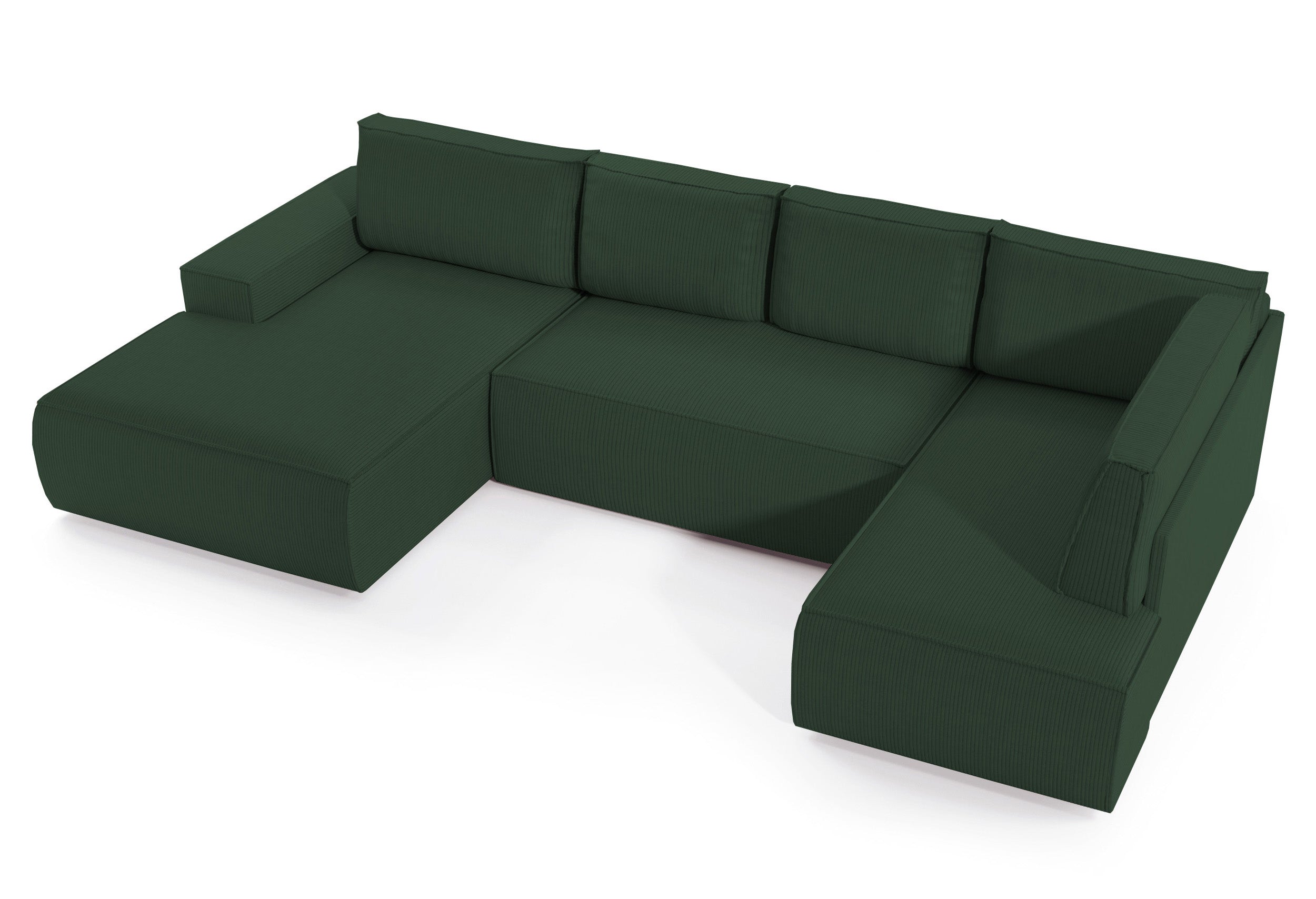 selsey-farese-new-ecksofa-u-form-mit-schlaffunktion-links-gr-ner-cord-mit-staura image 4