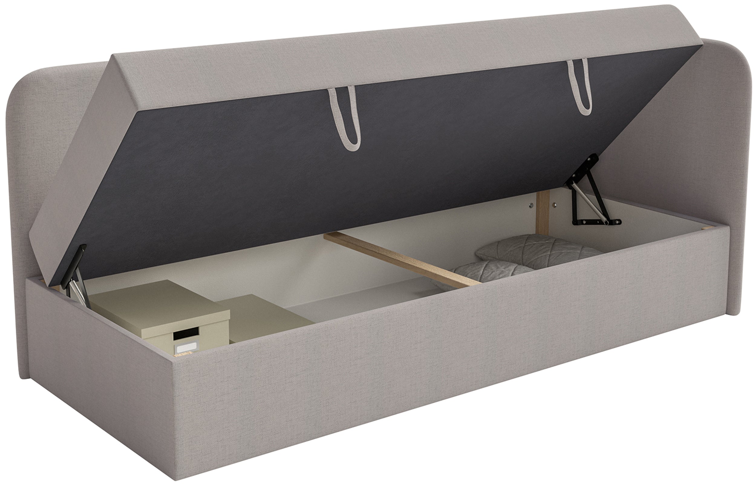selsey-calmmo-jugendbett-90x200-cm-rechtsseitig-mit-stauraum-dunkelbeige-chenill image 7