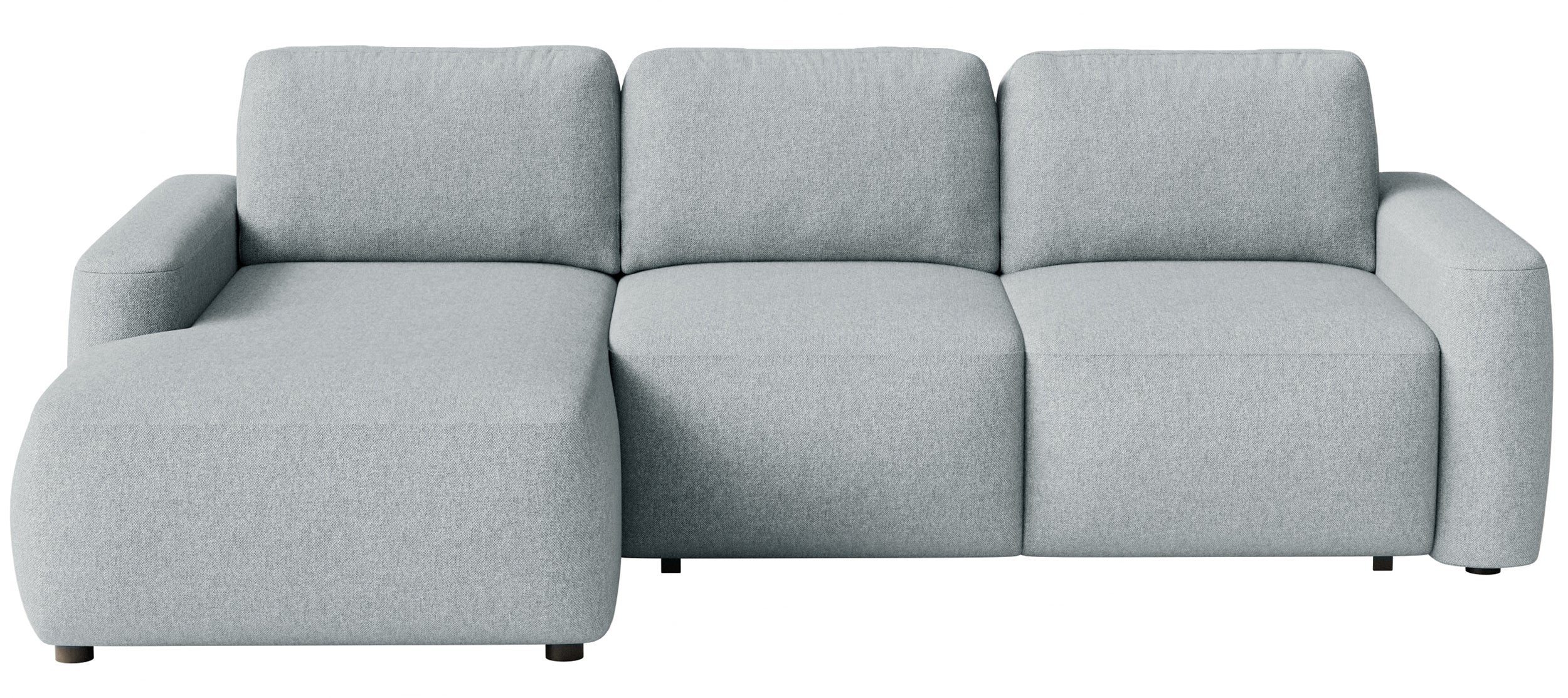 selsey-carnos-mini-ecksofa-linksseitig-l-form-mit-schlaffunktion-grau-chenille image 1