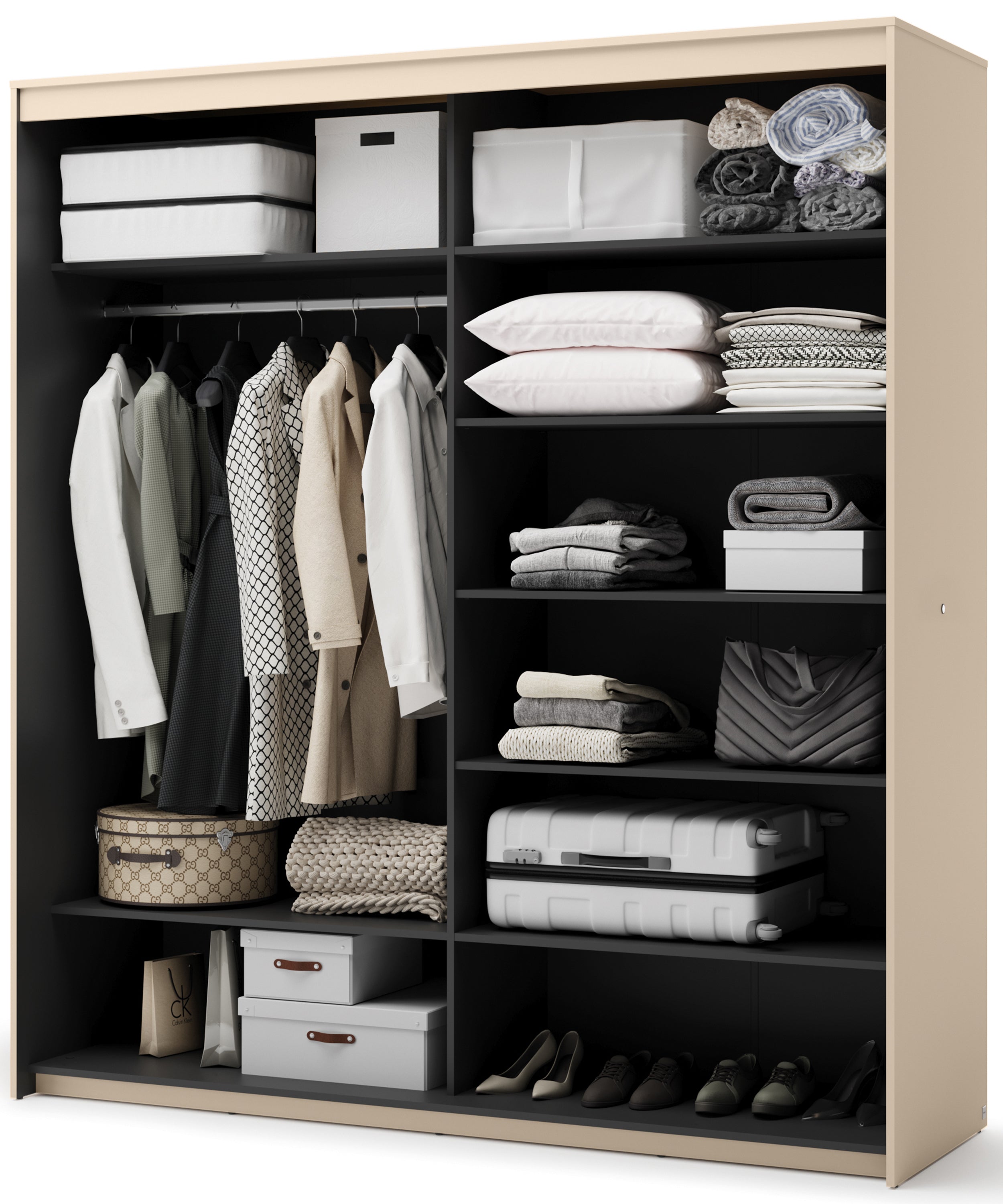 selsey-trend-schiebet-renschrank-200-cm-mit-spiegel-und-beleuchtung-sandbeige-sc image 5