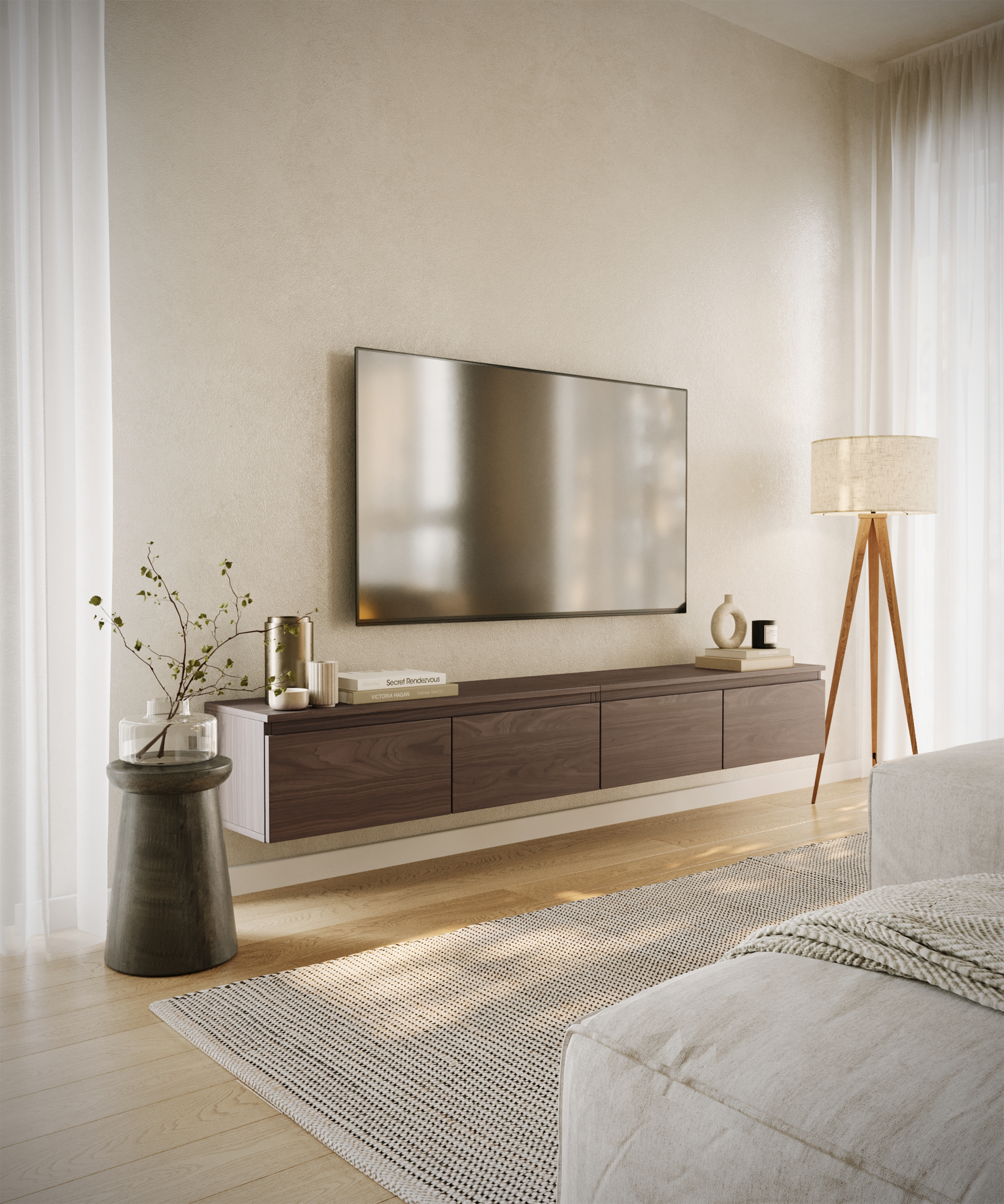 selsey-bemmi-h-ngender-tv-schrank-200-cm-wisconsin-nussbaum image 2