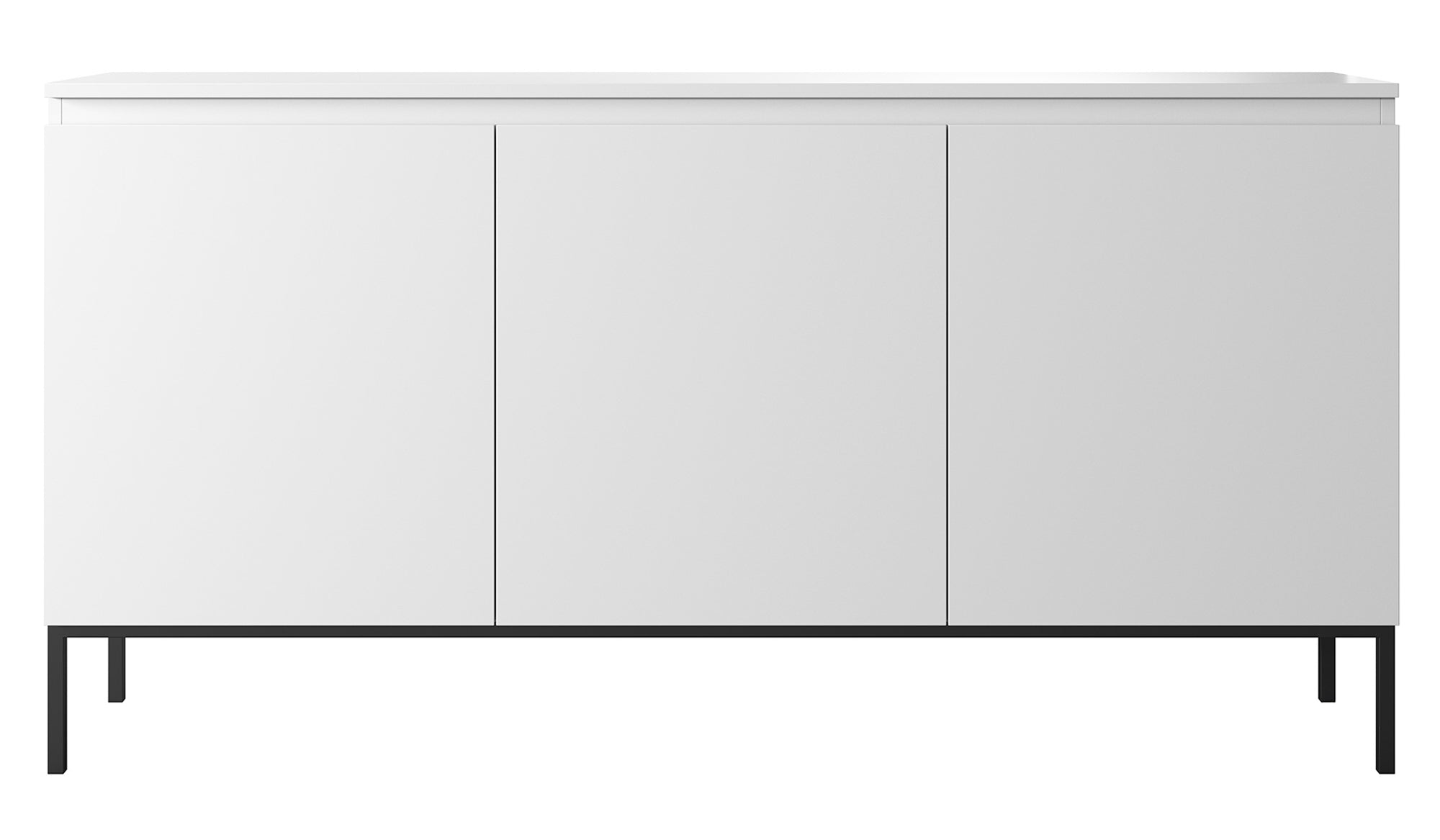 selsey-bemmi-dreht-r-kommode-150-cm-wei-mit-schwarzen-beinen image 5