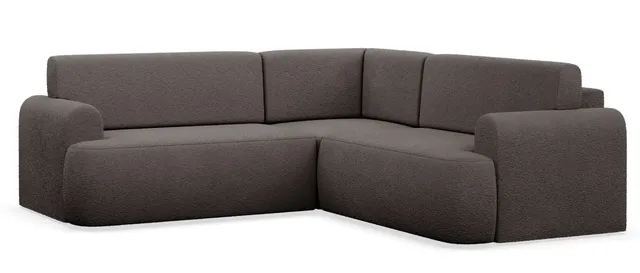 selsey-kaveo-ecksofa-l-form-mit-schlaffunktion-brauner-pl-sch-universell image 1