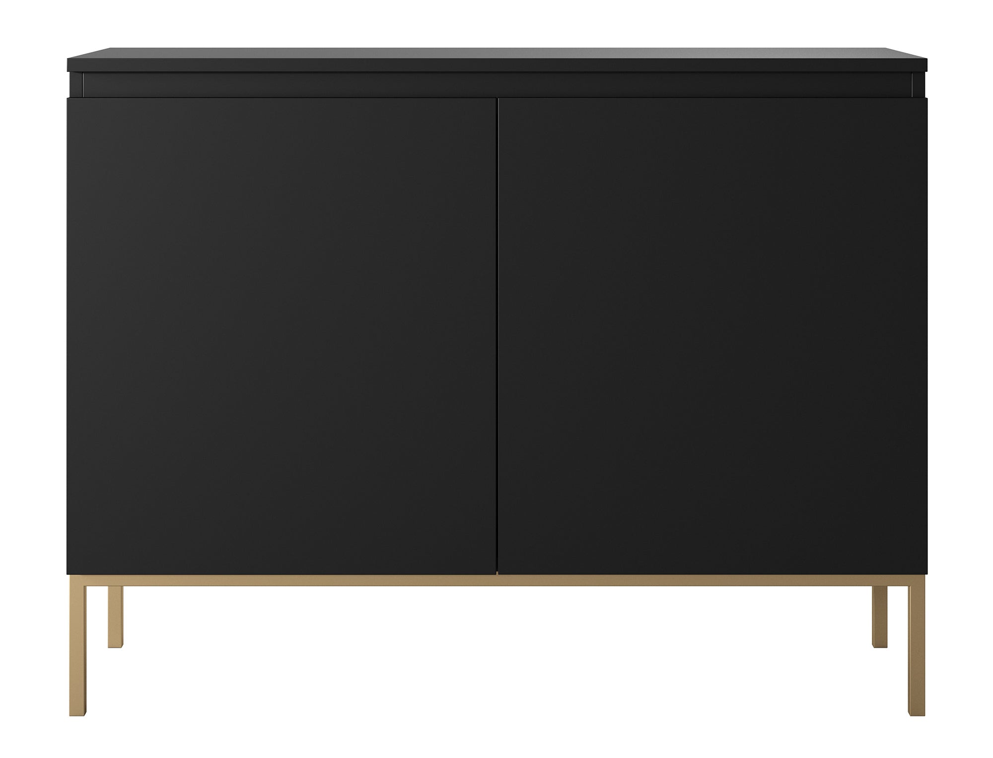 selsey-bemmi-kommode-100-cm-zweit-rig-schwarz-mit-goldenen-beinen image 5