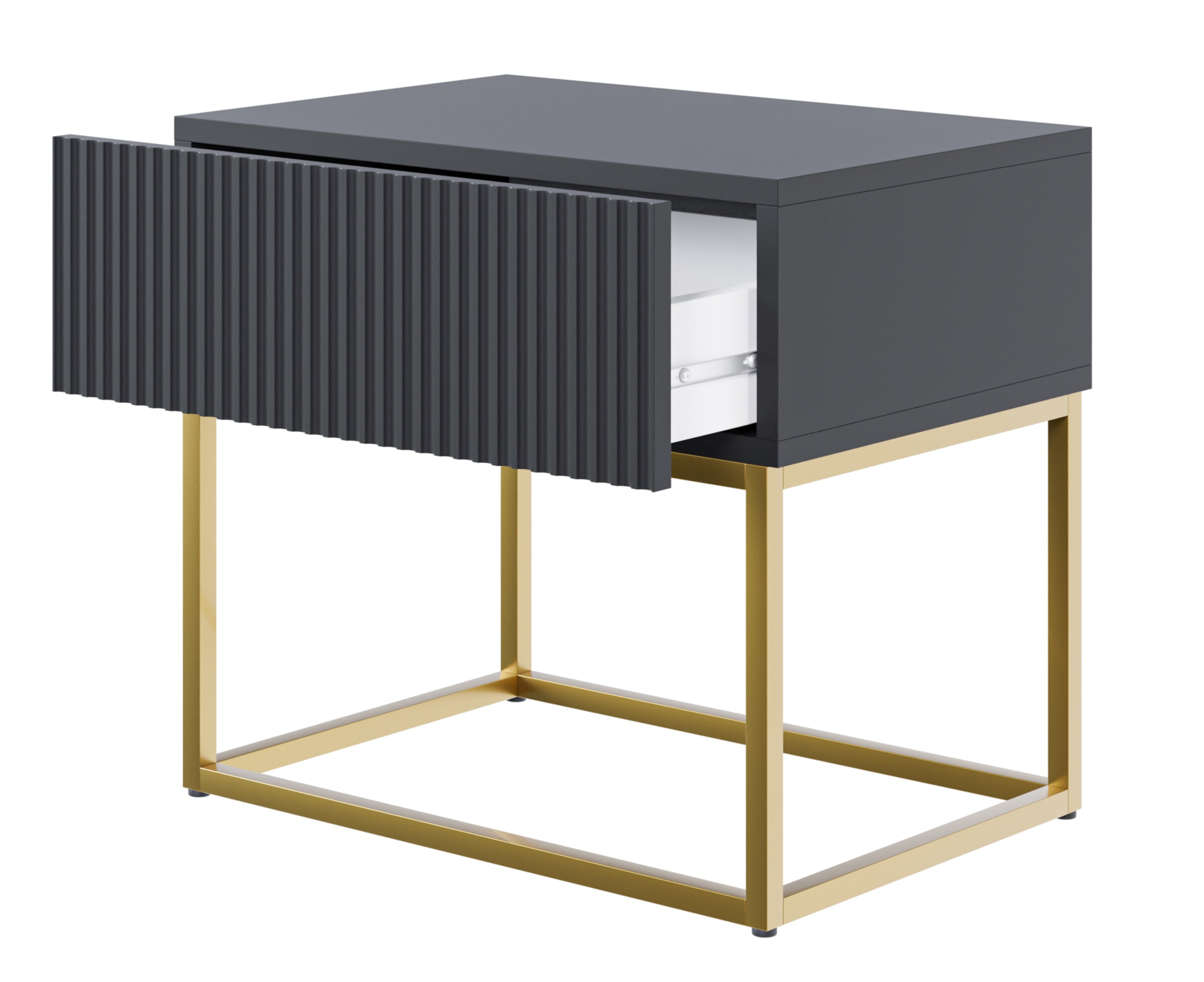 selsey-veldio-nachttisch-50-cm-mit-schublade-gefr-ste-front-schwarz-goldene-bein image 2