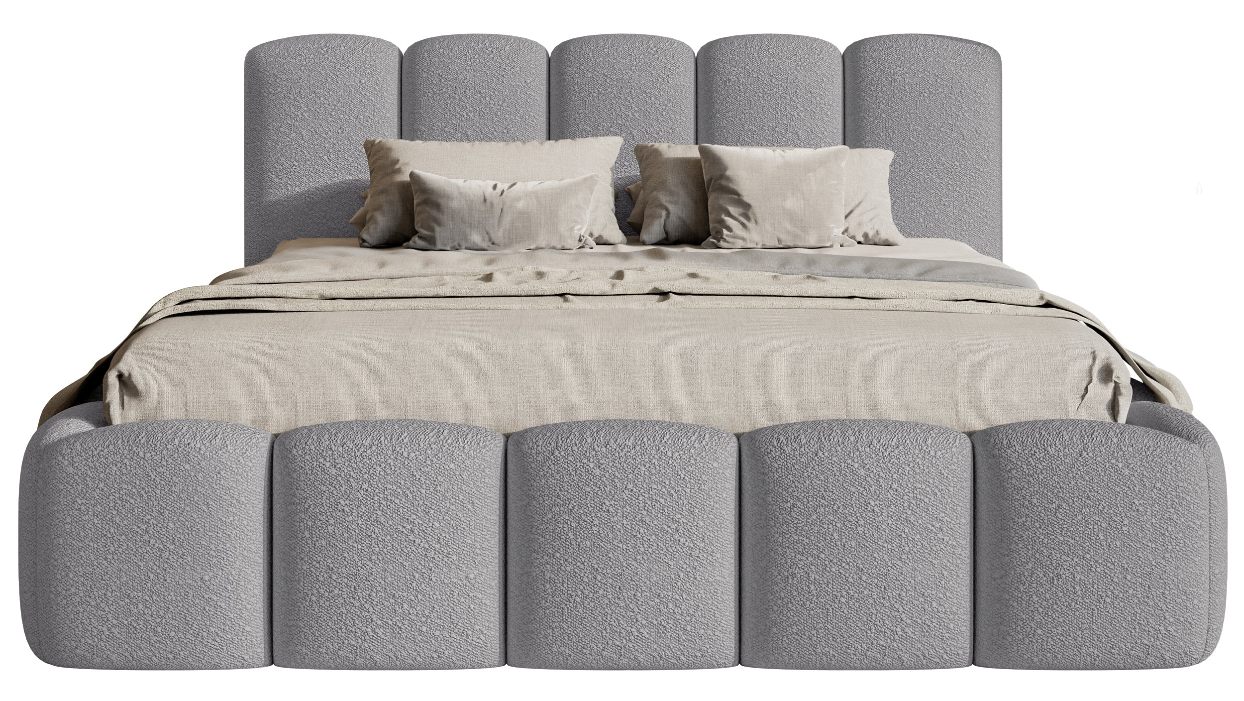 selsey-cloudy-ii-gepolstertes-bett-140x200-cm-mit-stauraum-grauer-boucl-metallra image 4