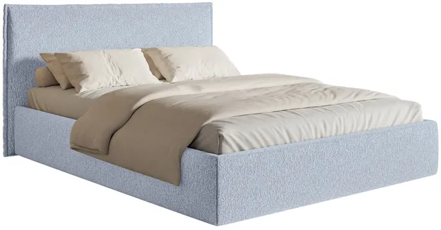 selsey-softie-slim-polsterbett-180x200-cm-mit-stauraum-hellblauer-chenille-metal image 1