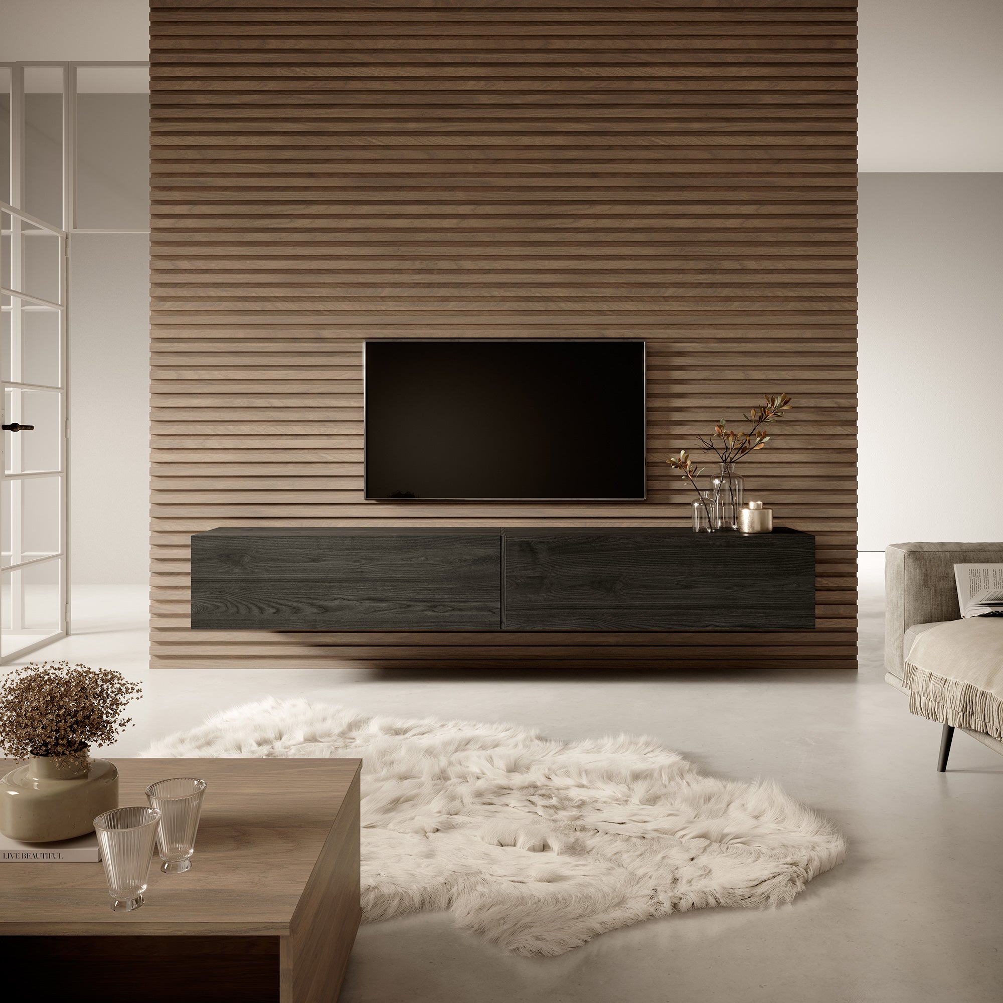 selsey-bisira-tv-schrank-200-cm-schwarze-esche image 2