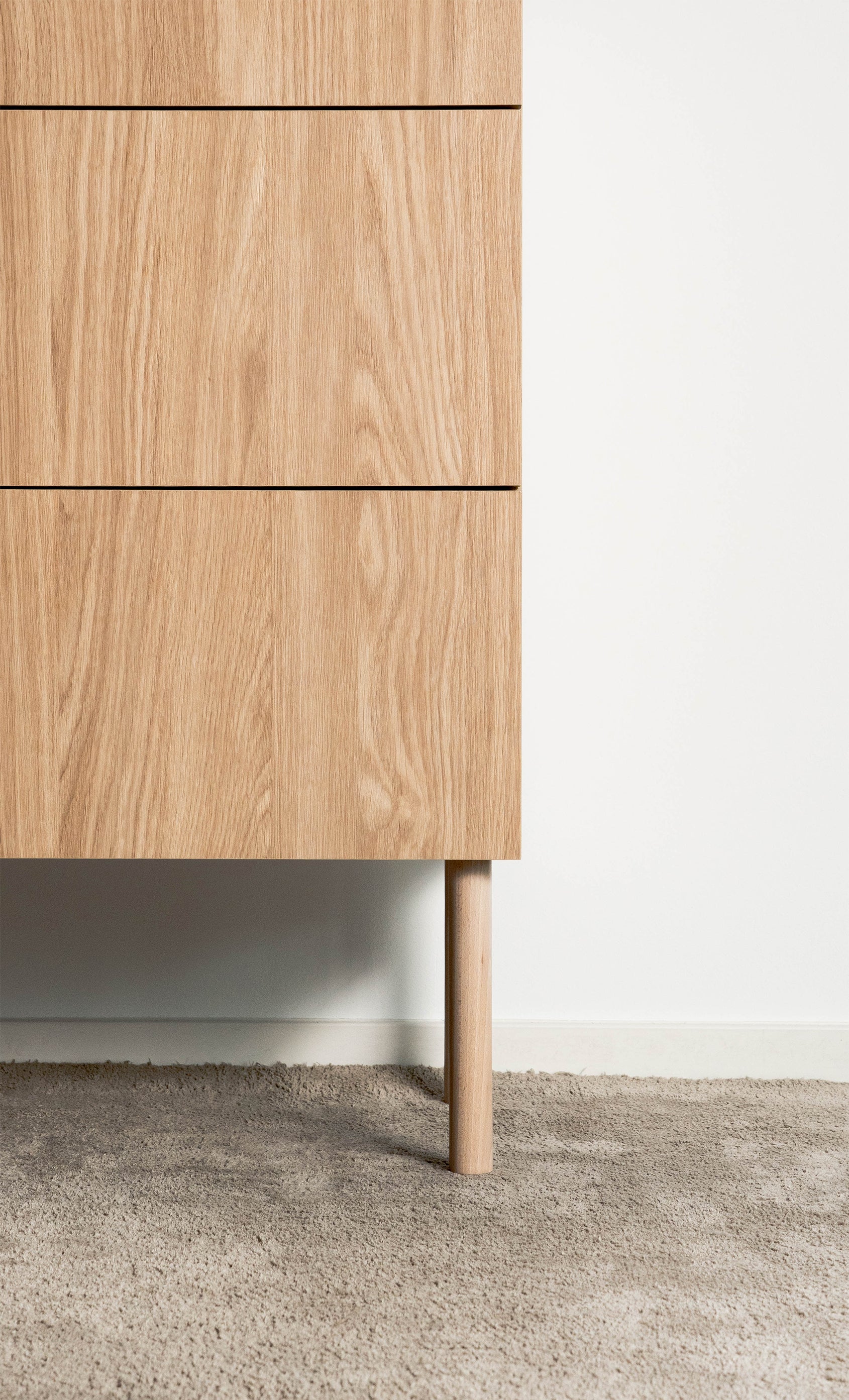 selsey-nolie-einzelt-r-kommode-mit-drei-schubladen-140-cm-ge-lte-eiche-japandi image 8