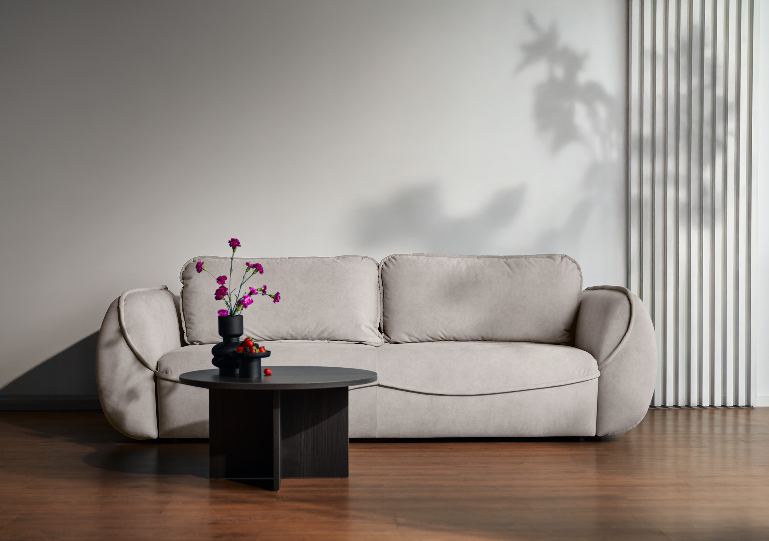 selsey-cutie-drei-sitzer-schlafsofa-mit-stauraum-beige-samtstoff image 2