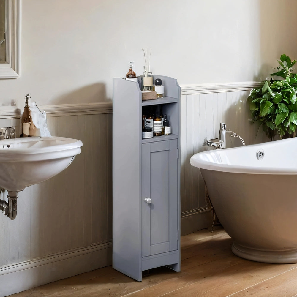 vasagle-schmaler-badezimmerschrank-mit-t-r-wei-toilettenschrank-mit-verstellbare image 3