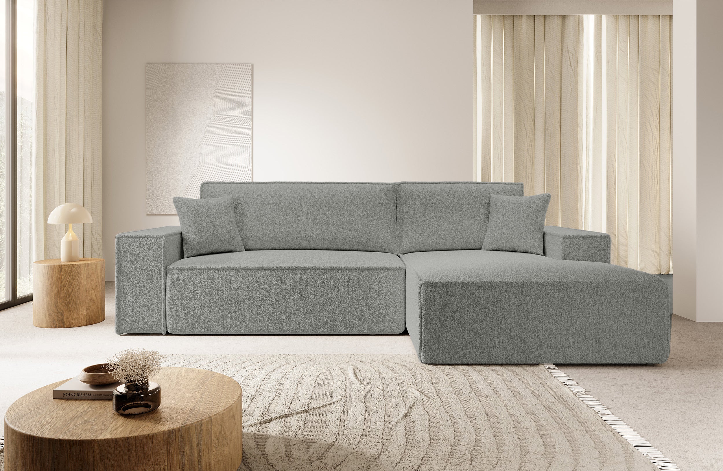 selsey-farese-new-ecksofa-l-rechts-mit-schlaffunktion-grauer-boucl image 2
