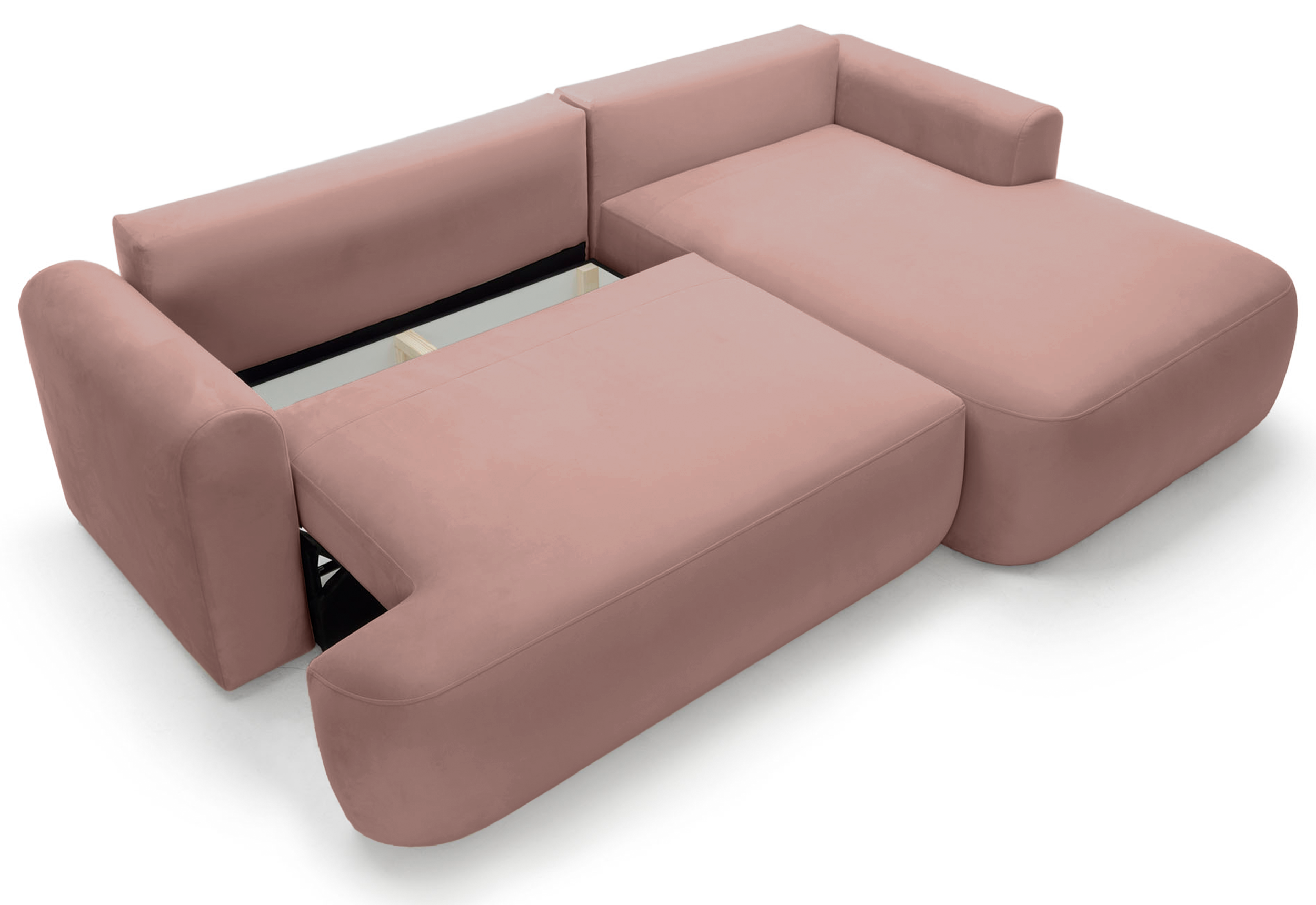 selsey-ovo-ecksofa-mit-schlaffunktion-l-f-rmig-rechts-mit-stauraum-hellrosa-samt image 6
