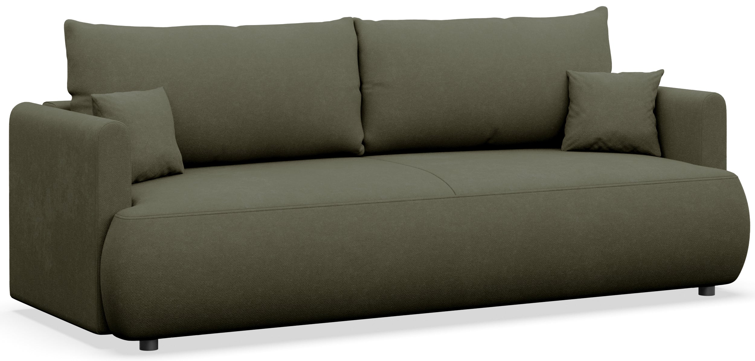 selsey-ovo-mini-dreisitziges-schlafsofa-mit-stauraum-olivgr-ne-chenille image 5
